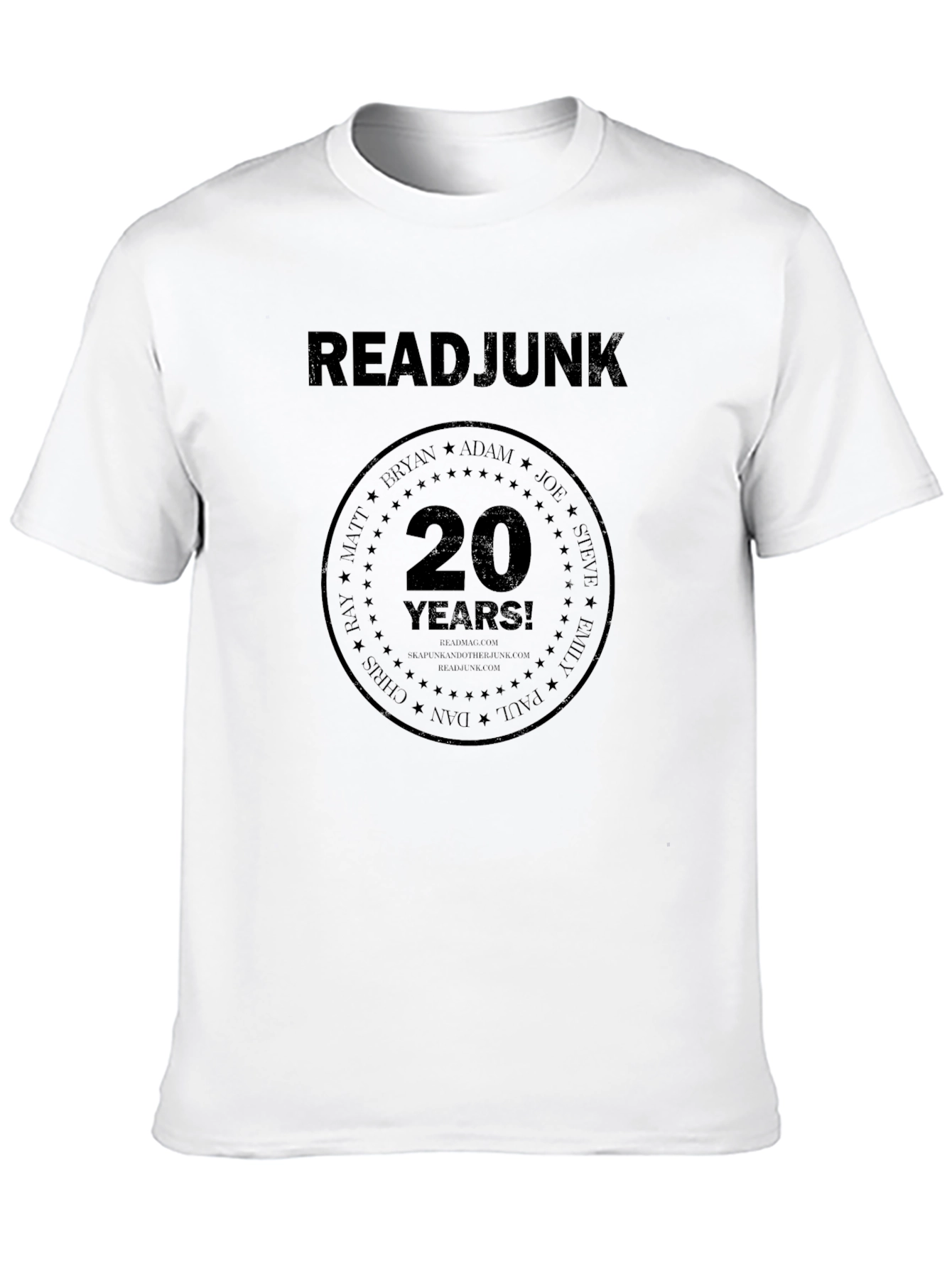 ReadJunk 20 Year Anniversary T-Shirt