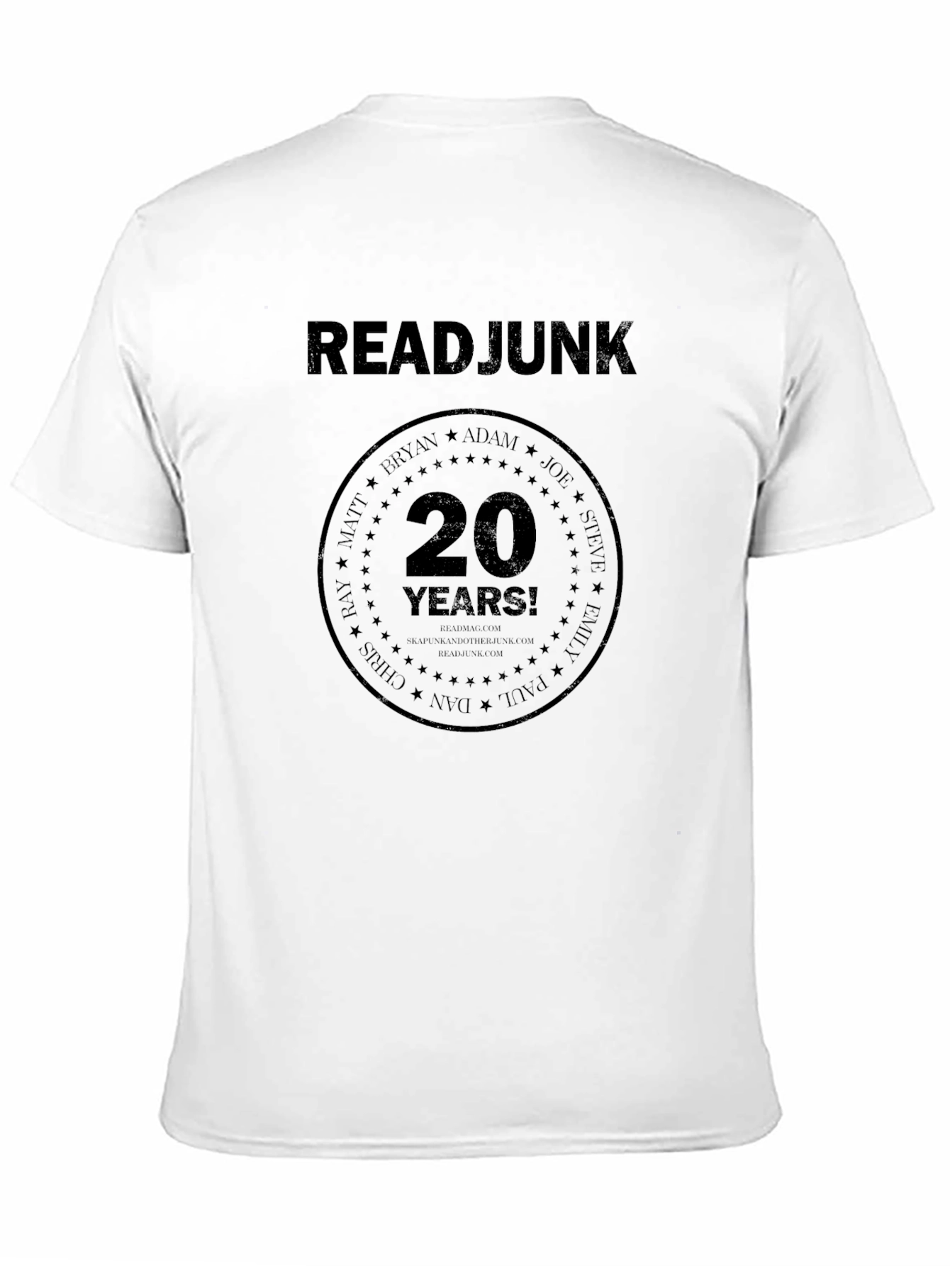 ReadJunk 20 Year Anniversary T-Shirt