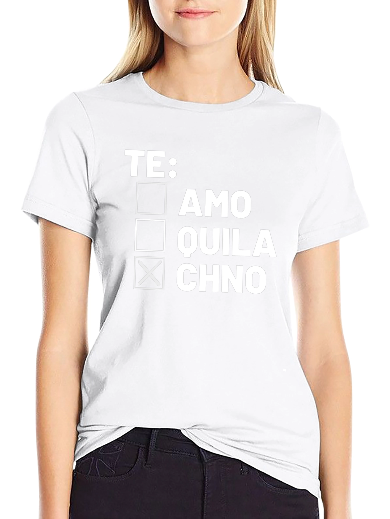 Funny Spanish Te Quila Chno Graphic Tee