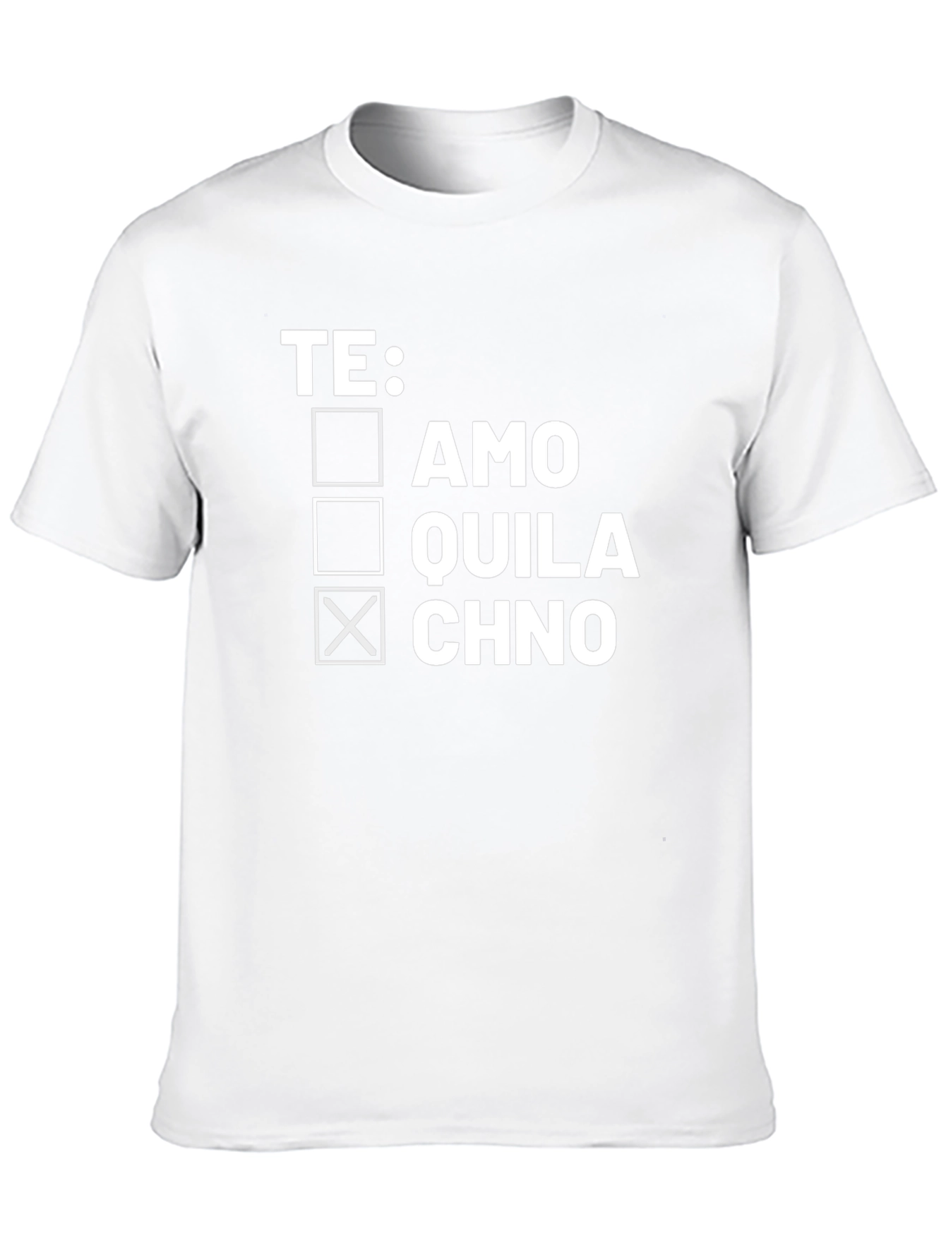 Funny Spanish Te Quila Chno Graphic Tee