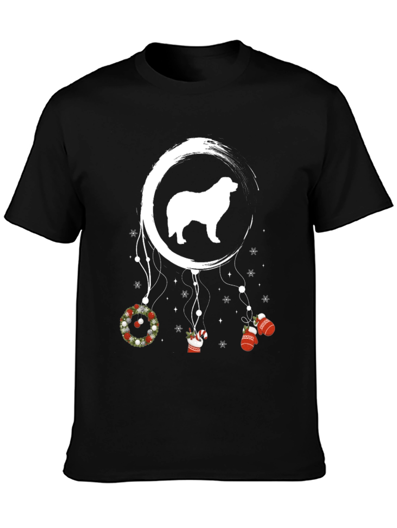 Dog Dreamcatcher Christmas T-Shirt