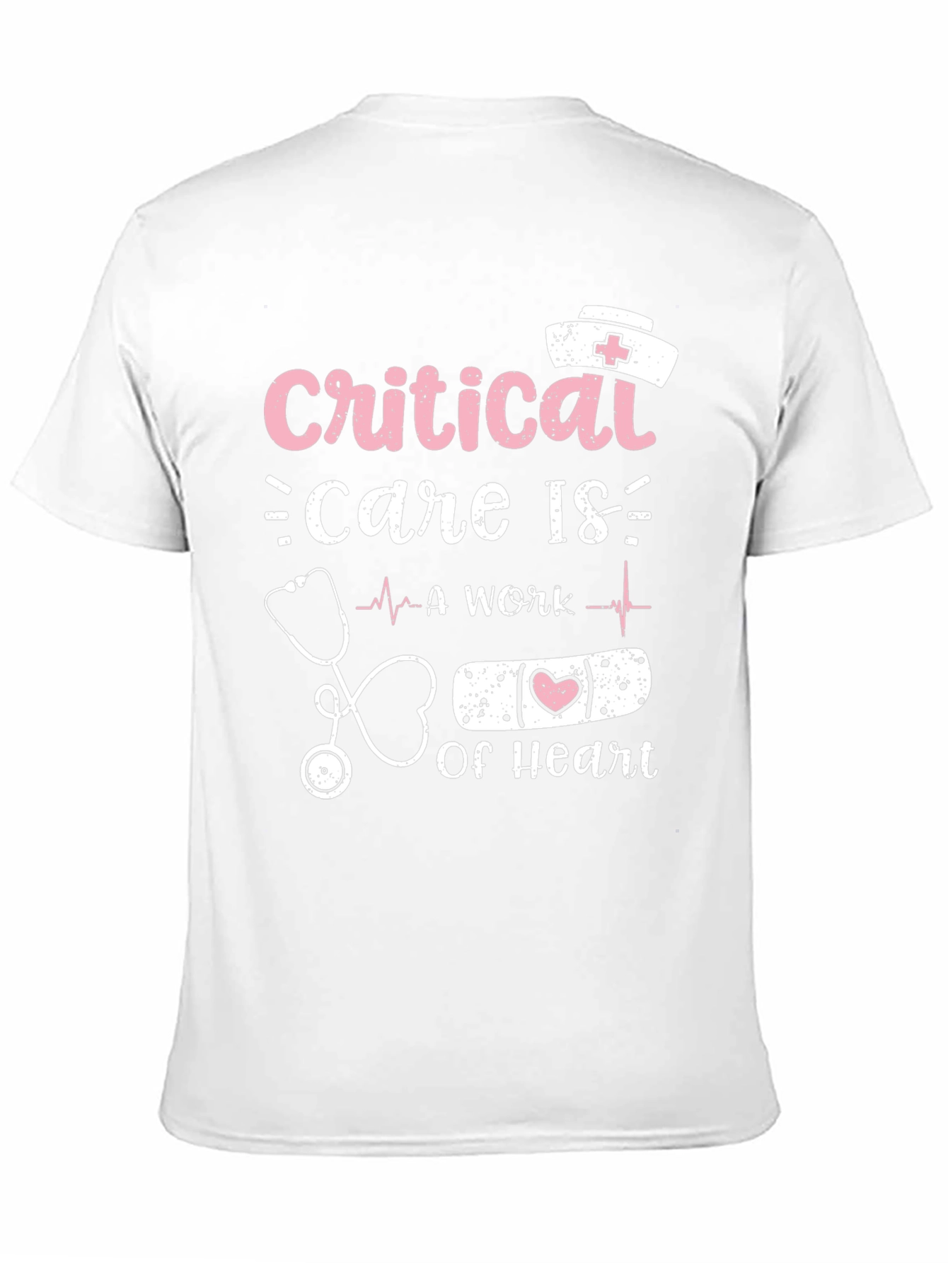 Critical Care Nurse Heart T-Shirt