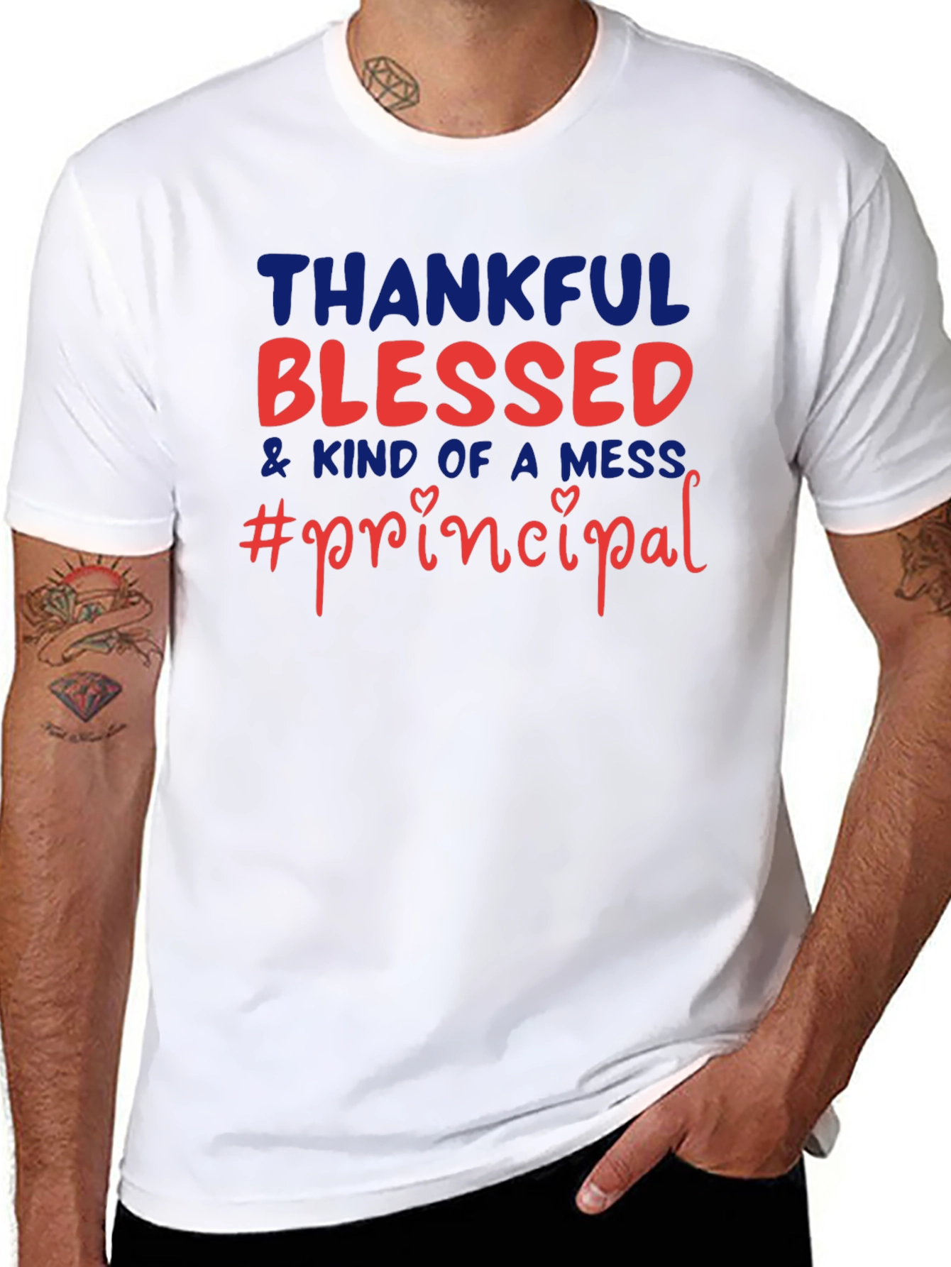 Thankful Blessed Principal T-Shirt