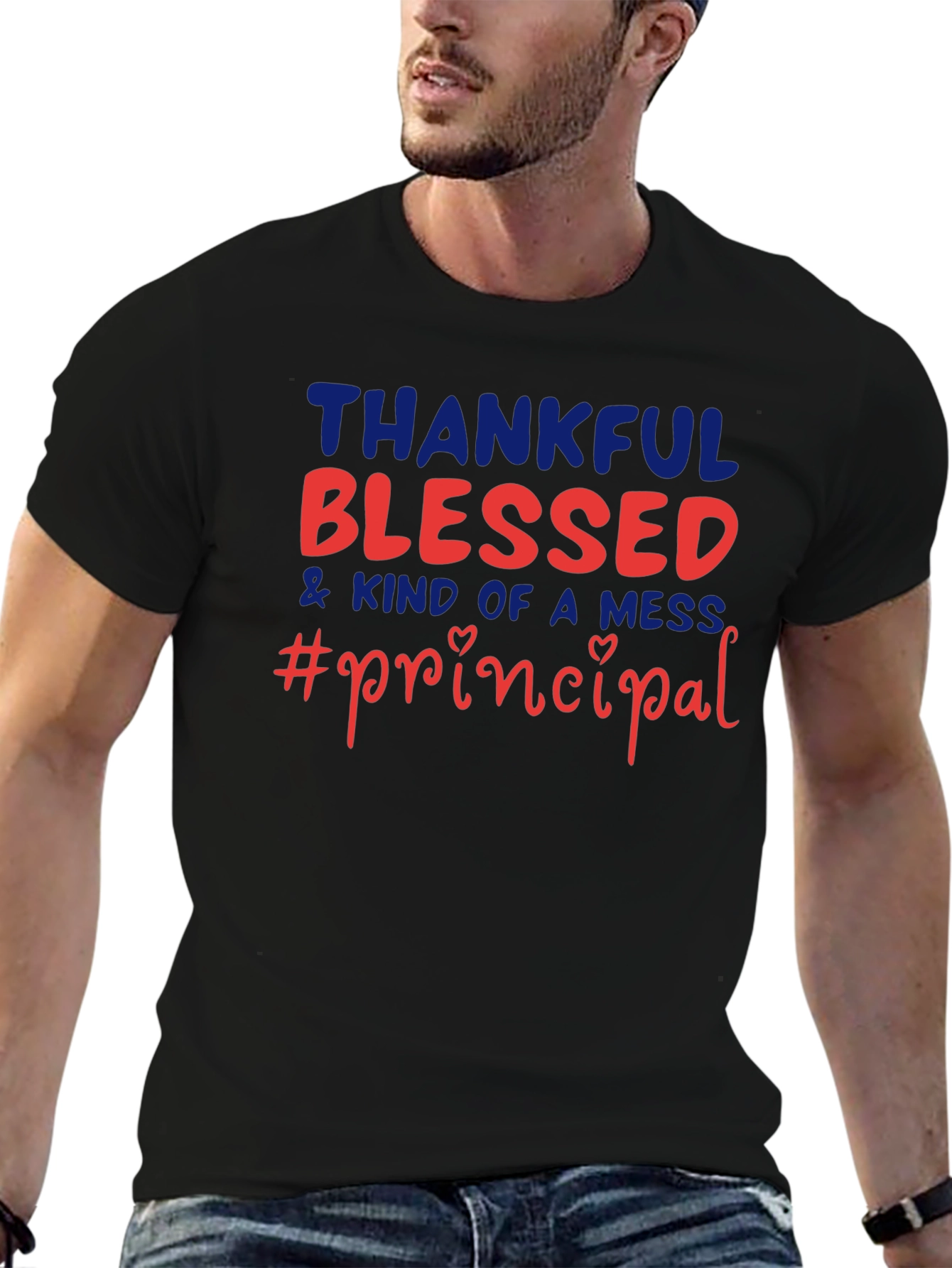 Thankful Blessed Principal T-Shirt