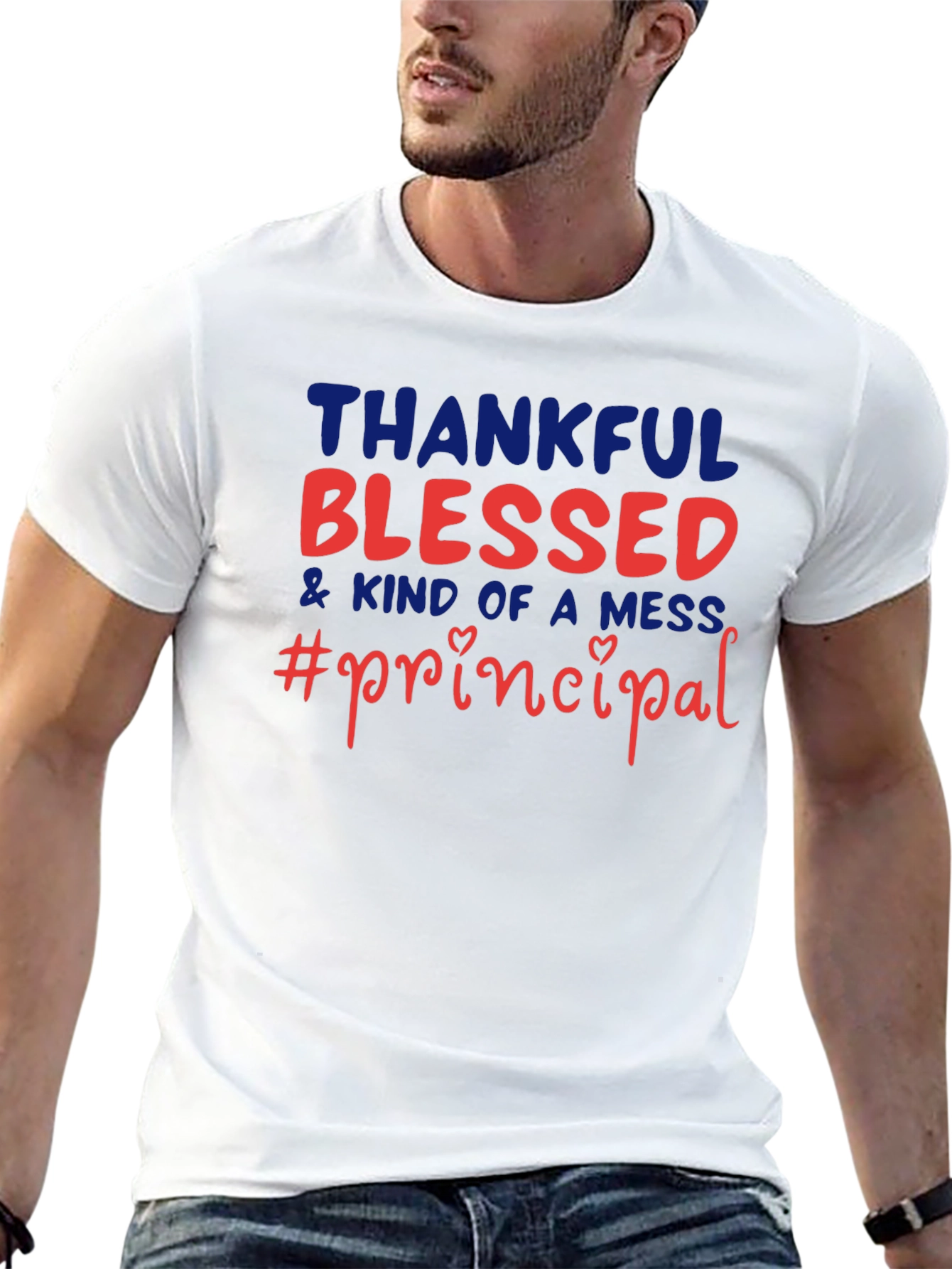 Thankful Blessed Principal T-Shirt
