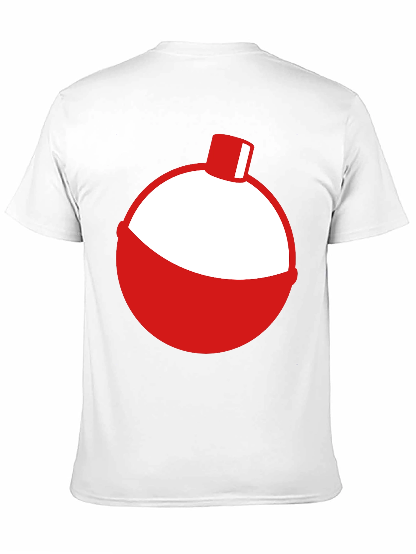Fishing Bobber Graphic Tee - Black