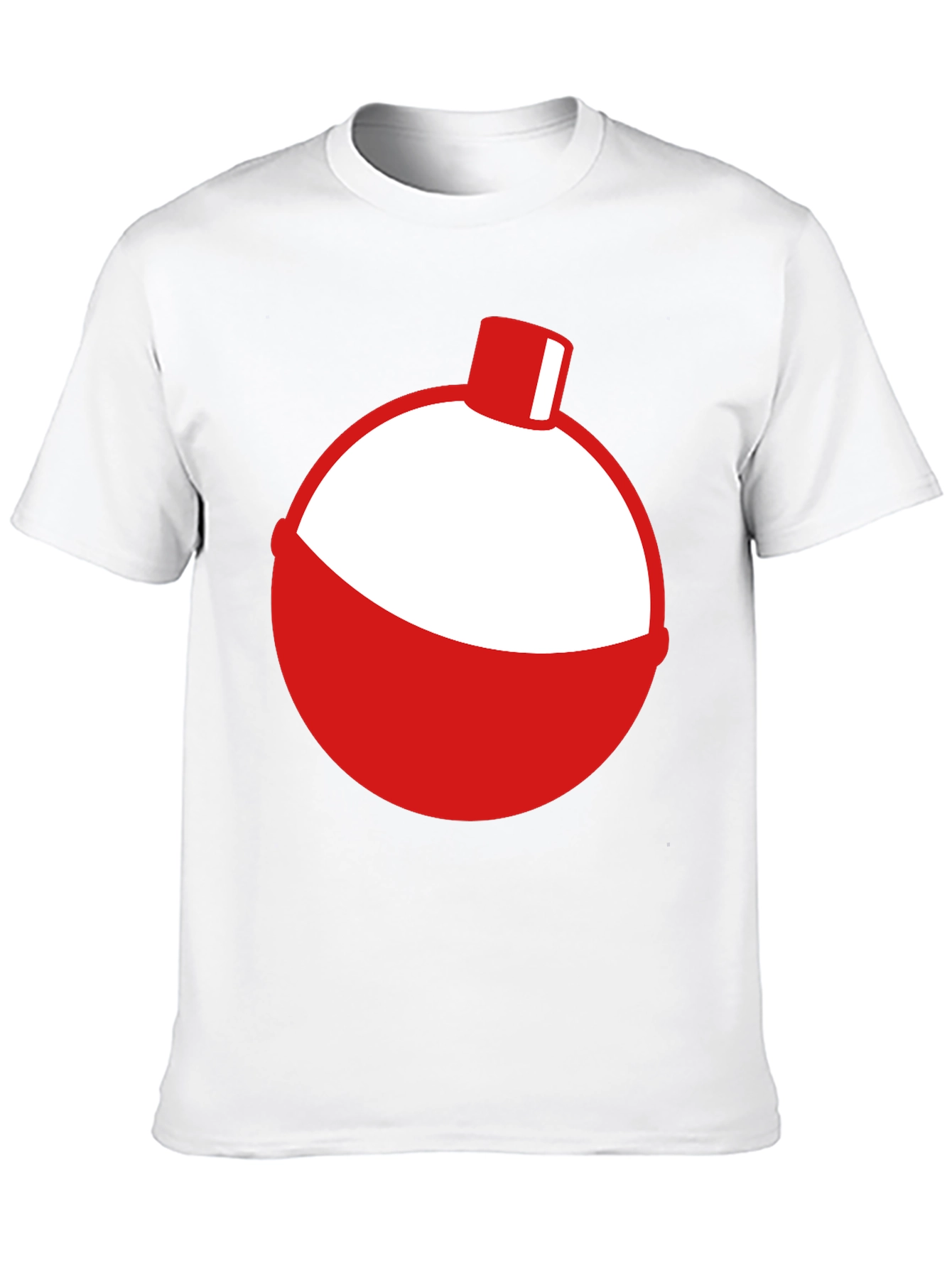 Fishing Bobber Graphic Tee - Black