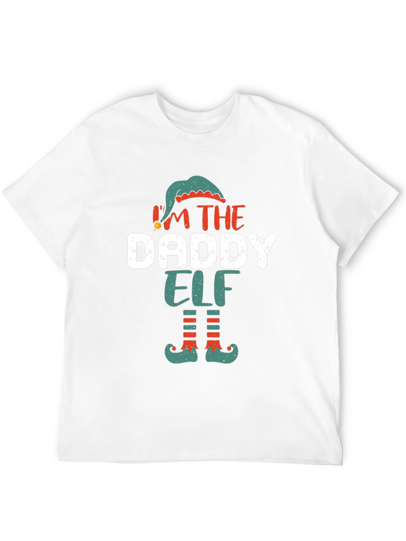 Daddy Elf Christmas Holiday T-Shirt