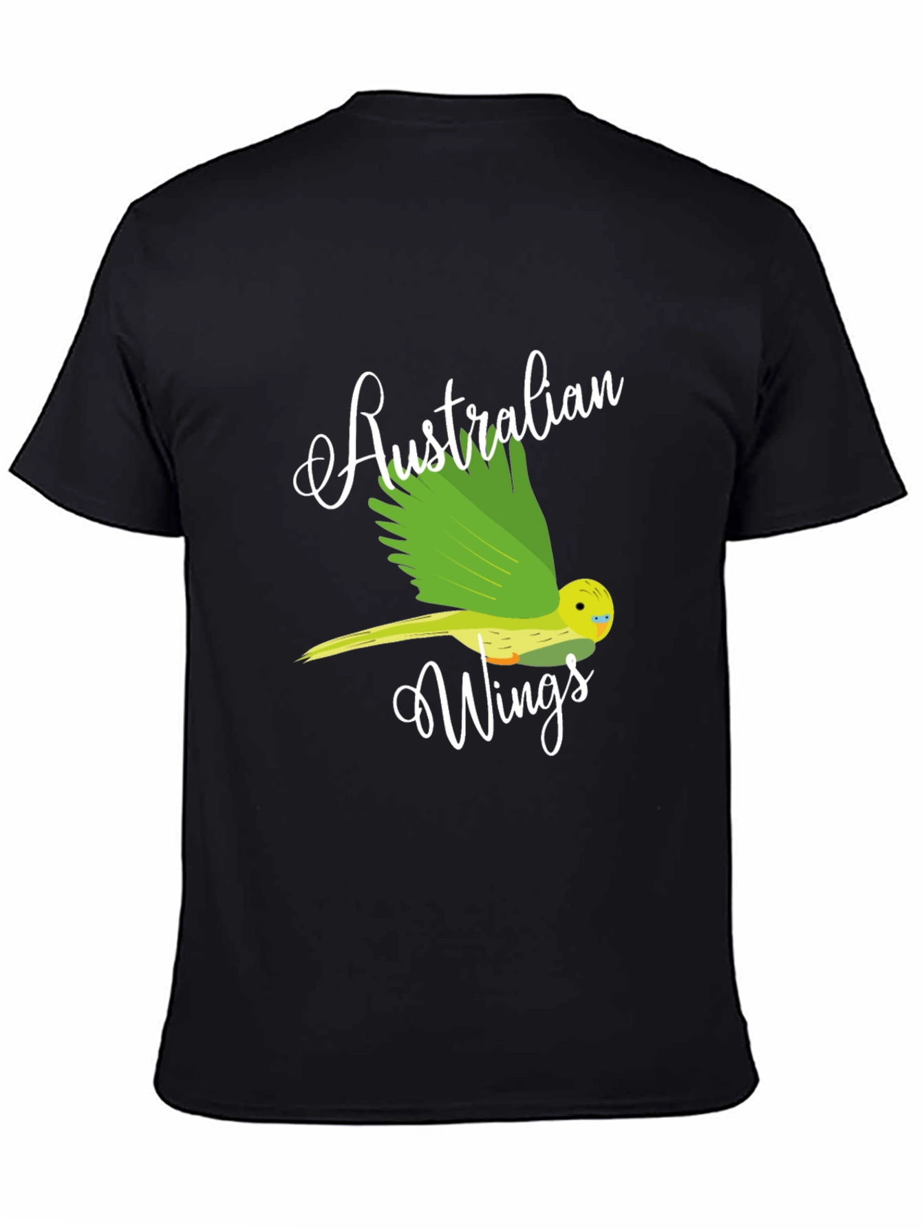 Australian Wings Graphic Tee - Black Unisex T-Shirt