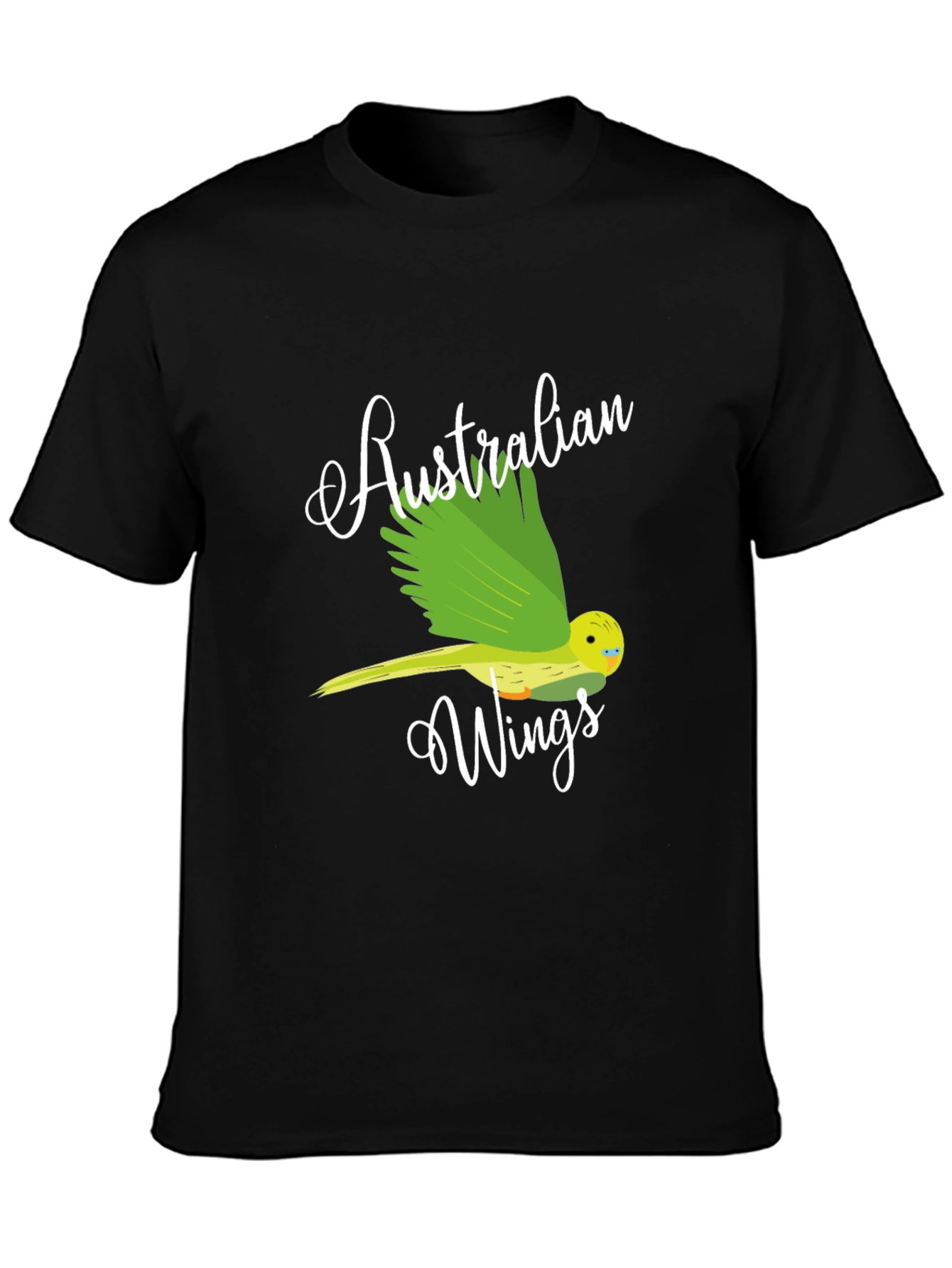 Australian Wings Graphic Tee - Black Unisex T-Shirt