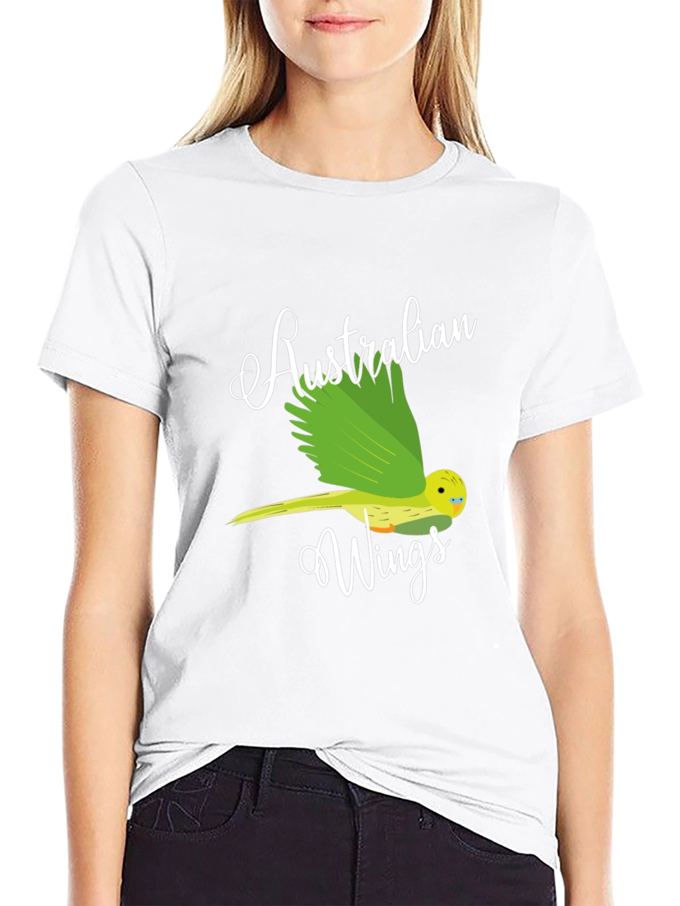 Australian Wings Graphic Tee - Black Unisex T-Shirt