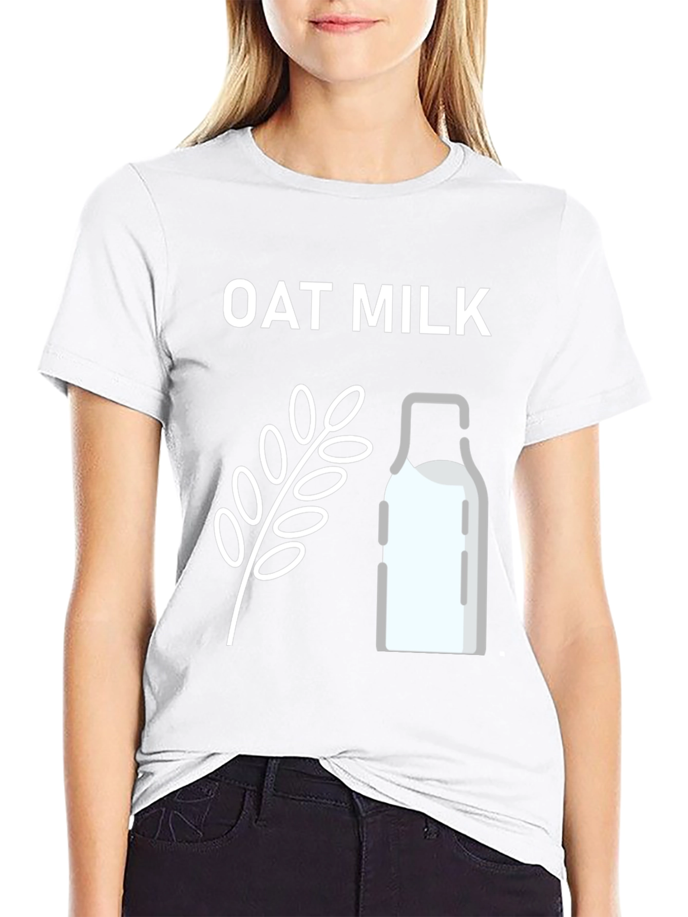 Oat Milk T-Shirt - Vegan Friendly Design