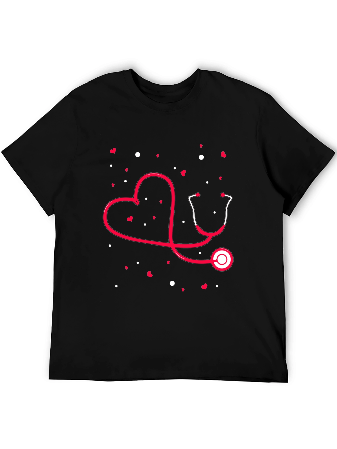 Heart Stethoscope Graphic Tee - Medical Love