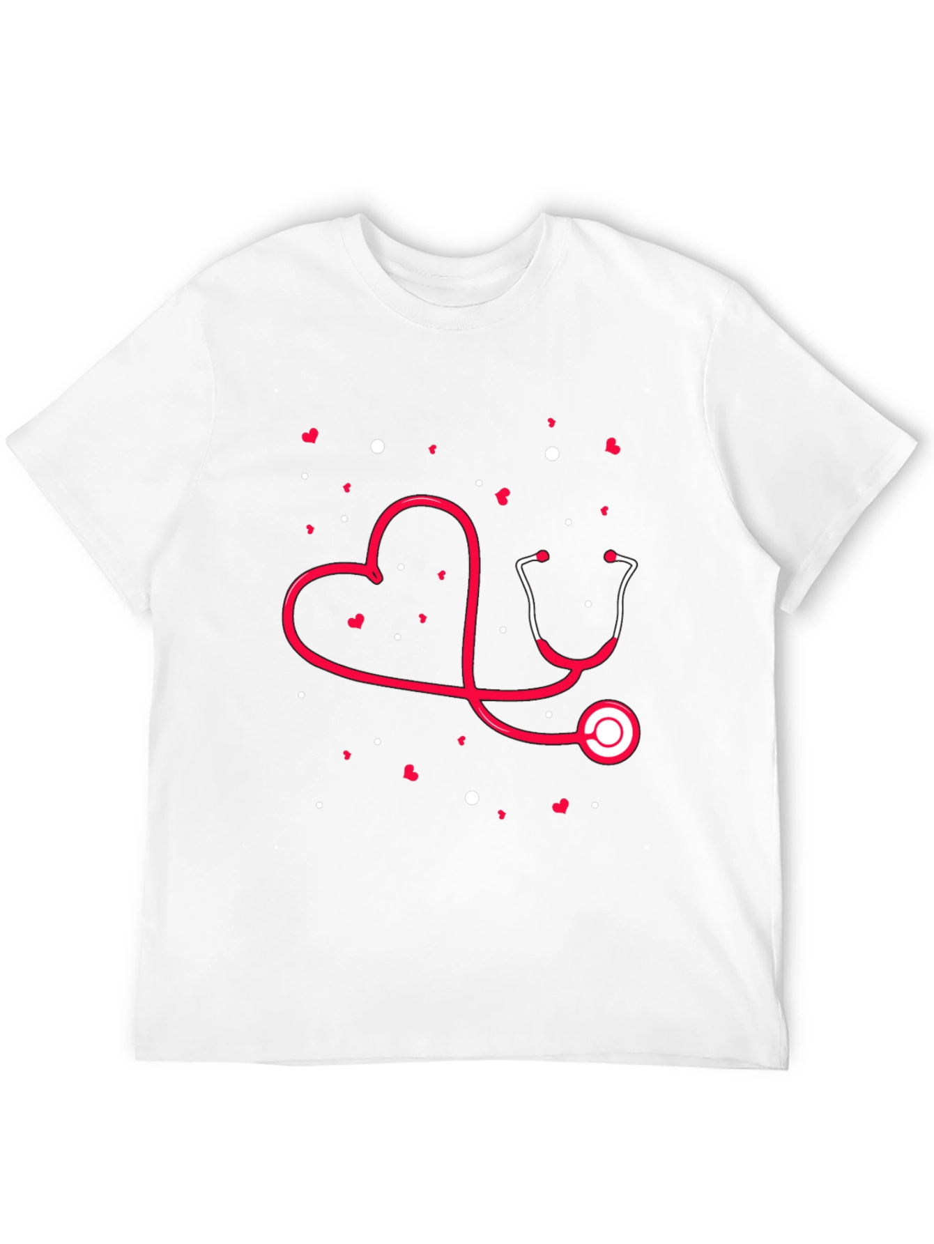 Heart Stethoscope Graphic Tee - Medical Love