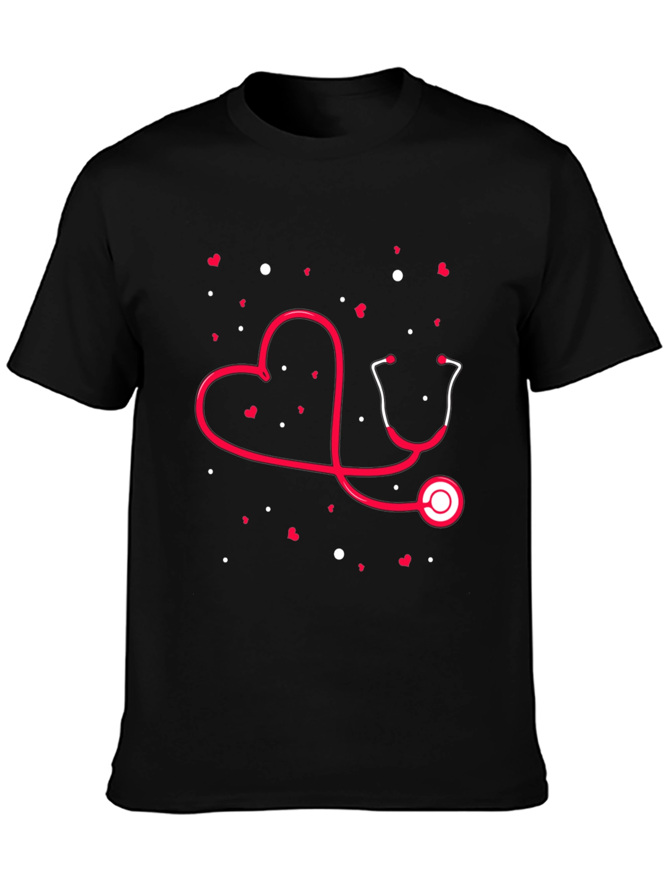 Heart Stethoscope Graphic Tee - Medical Love