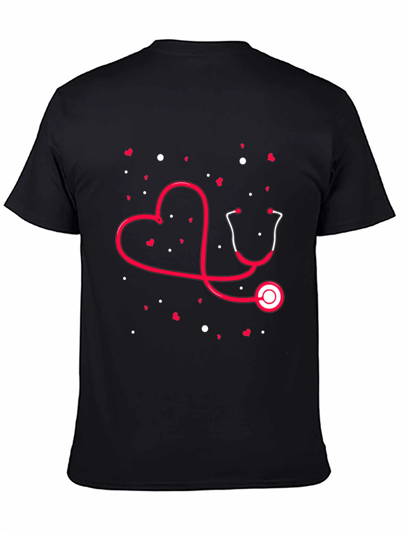 Heart Stethoscope Graphic Tee - Medical Love
