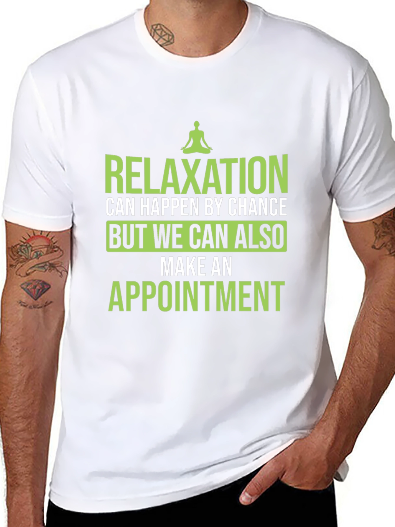 Relaxation Appointment T-Shirt - Comfortable Black Tee