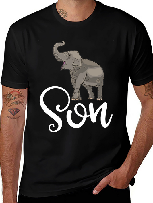 Elephant Son T-Shirt - Cute Animal Graphic Tee
