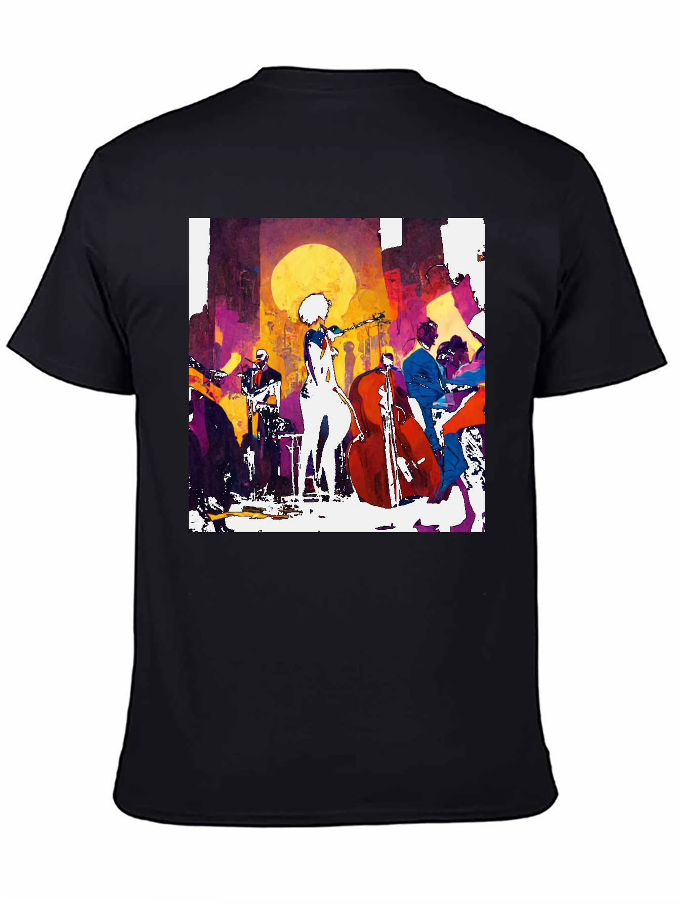 Jazz Band Graphic T-Shirt - Stylish Musician Tee