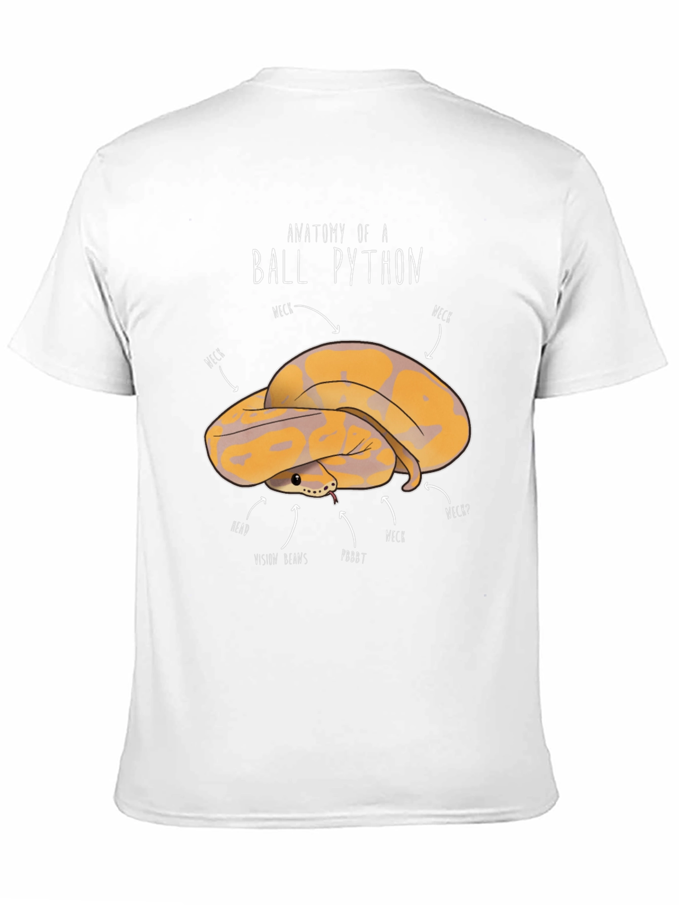 Anatomy of a Ball Python T-Shirt