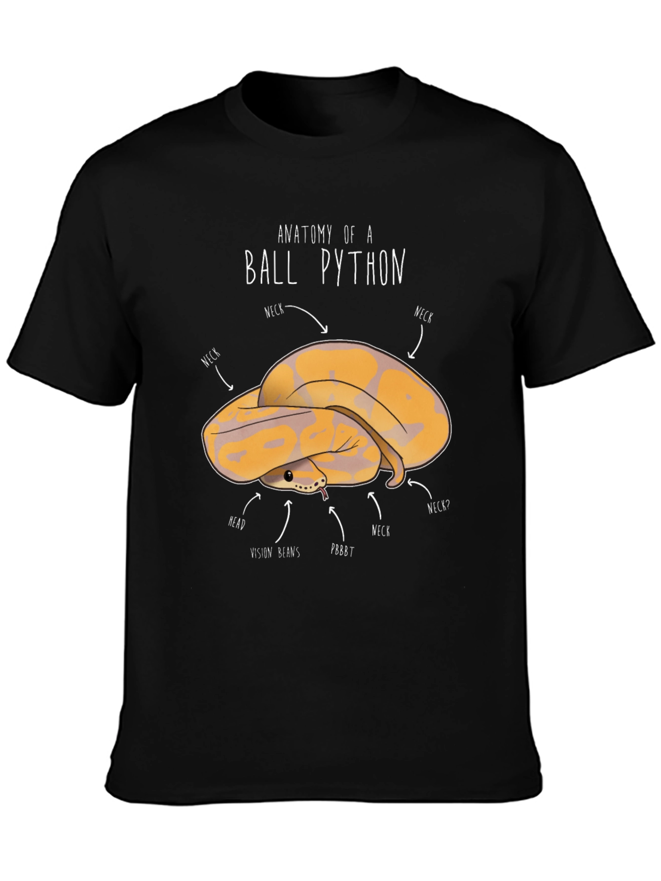 Anatomy of a Ball Python T-Shirt