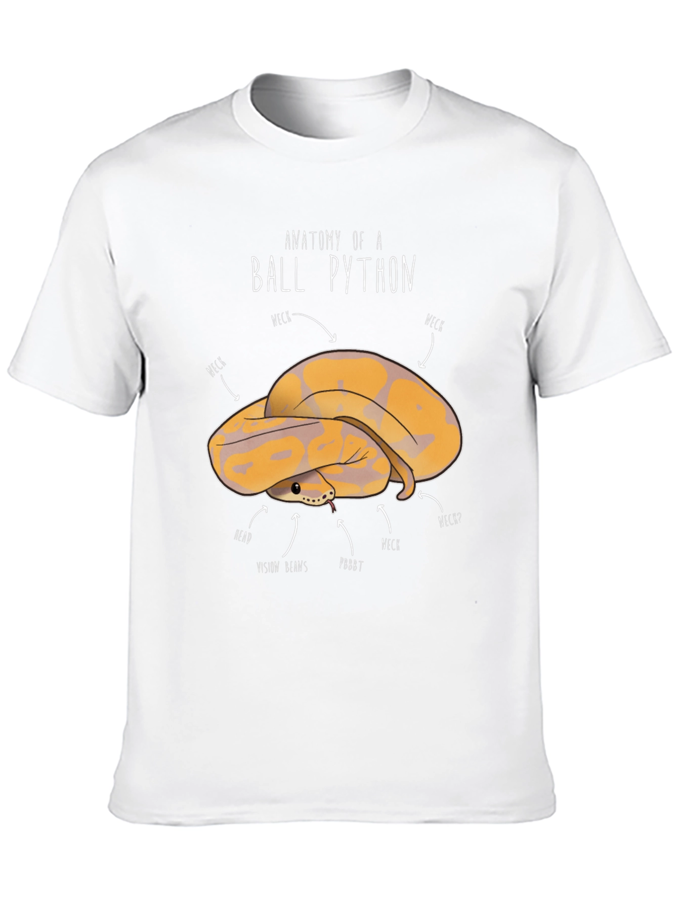 Anatomy of a Ball Python T-Shirt