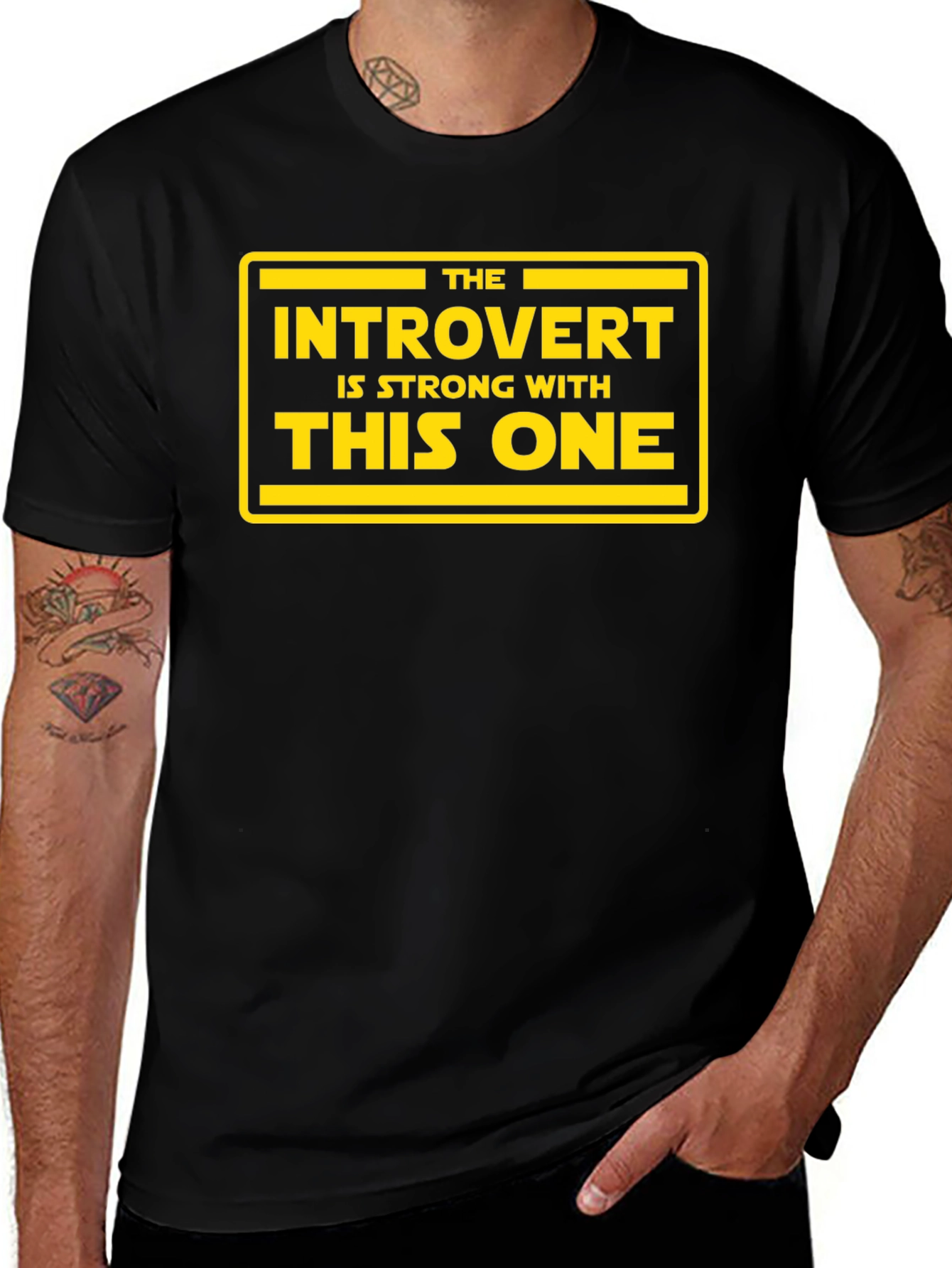 Introvert Strong With This One Graphic Tee