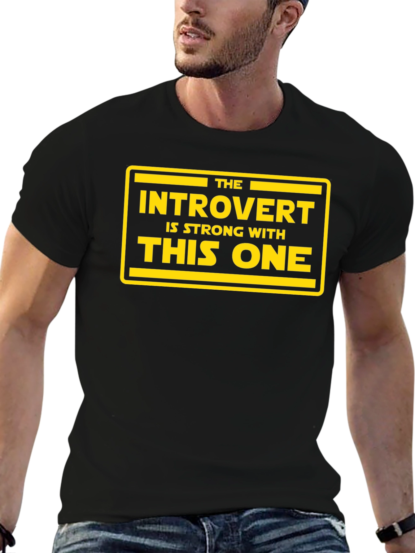 Introvert Strong With This One Graphic Tee