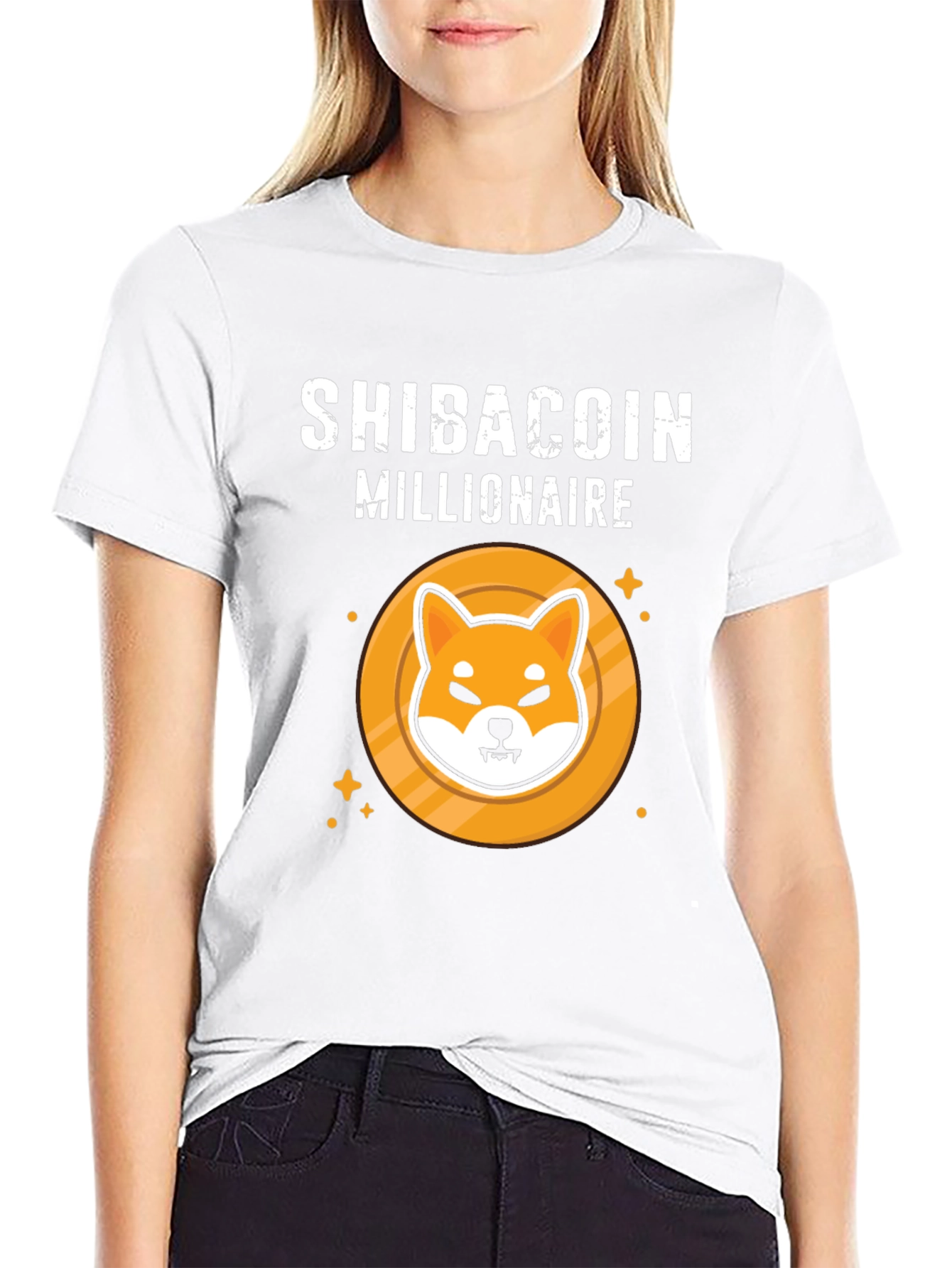 Shibacoin Millionaire Black Graphic Tee