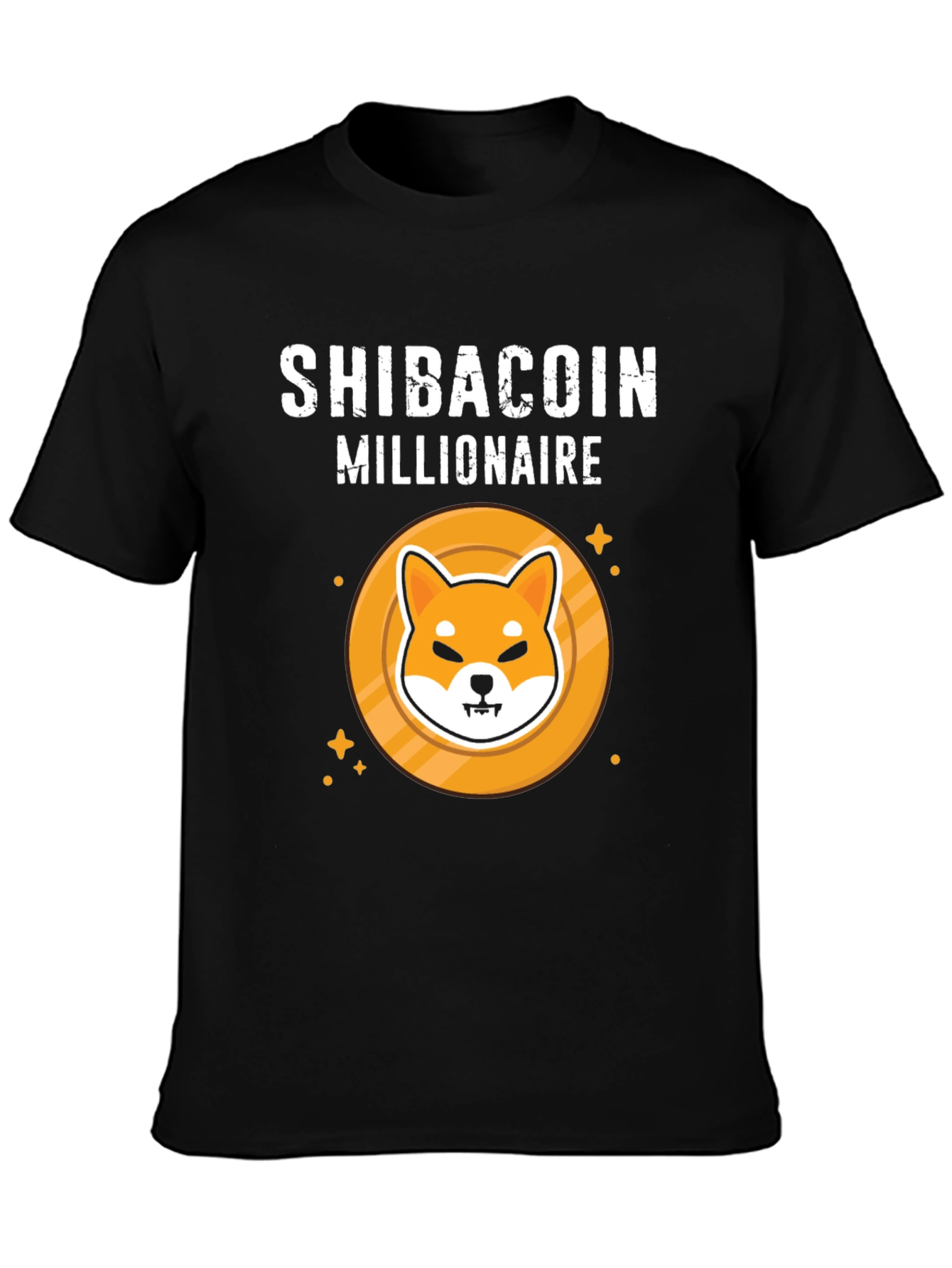 Shibacoin Millionaire Black Graphic Tee