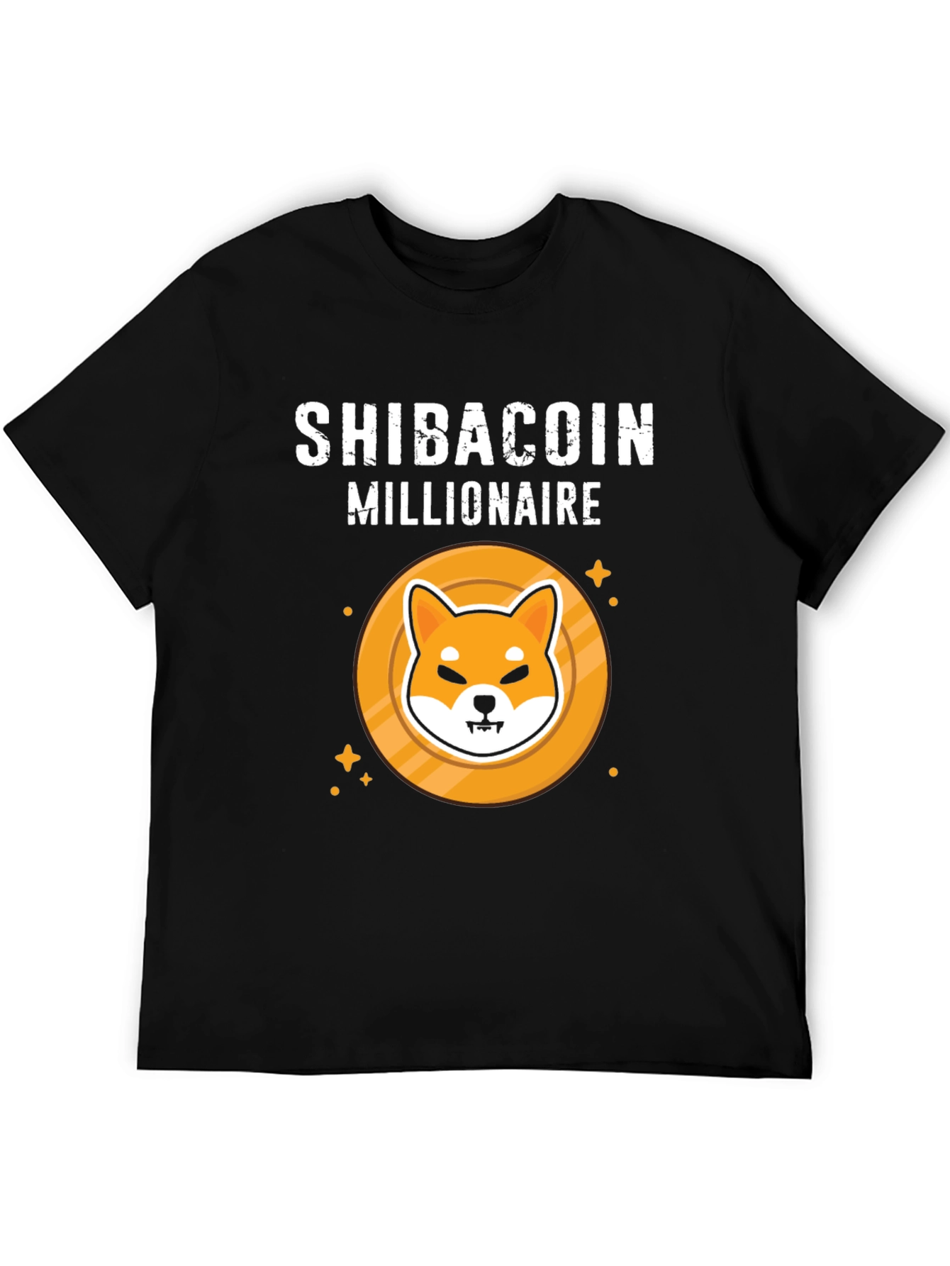 Shibacoin Millionaire Black Graphic Tee