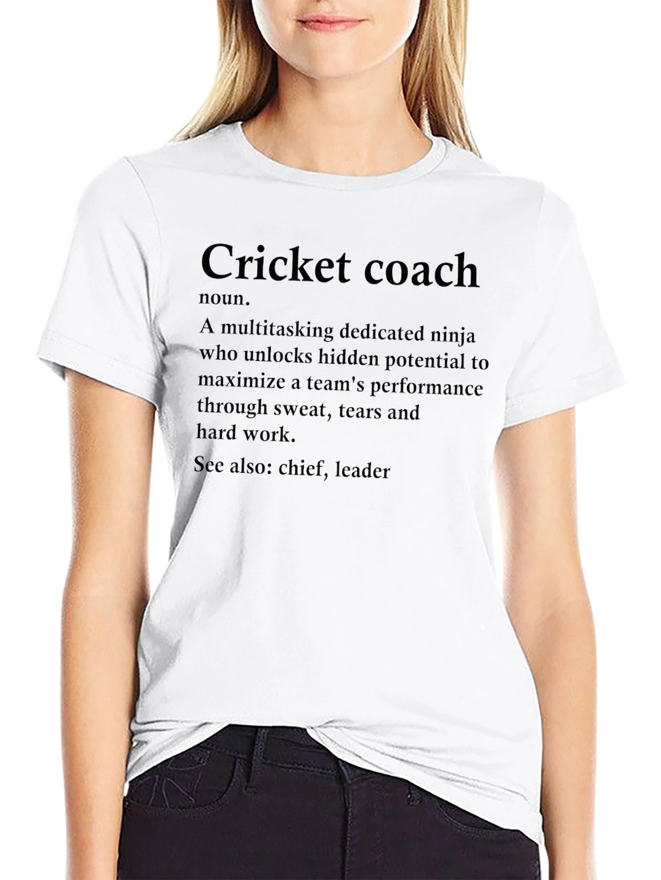 Cricket Coach Definition Graphic Tee