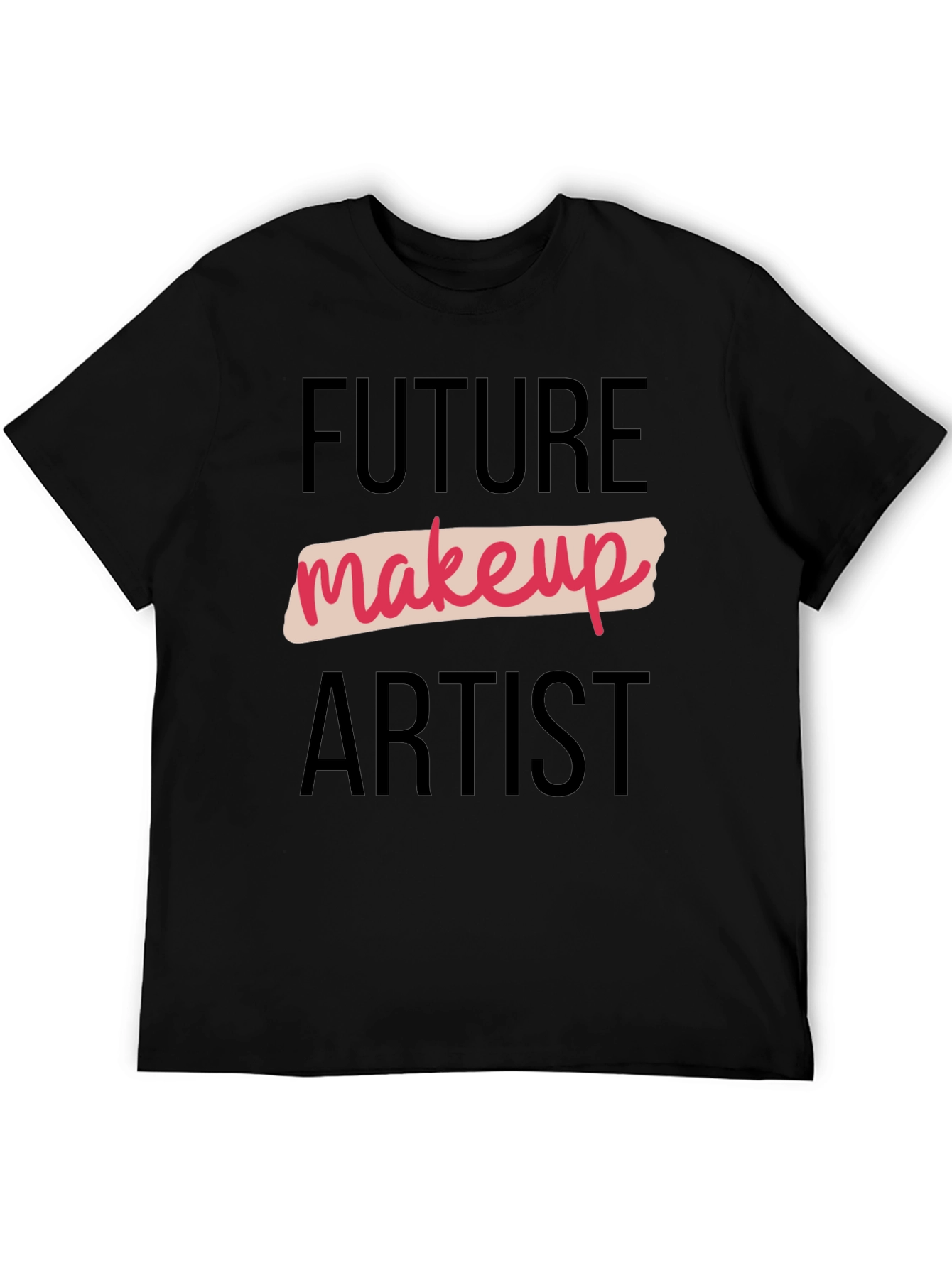 Future Makeup Artist Black Graphic Tee
