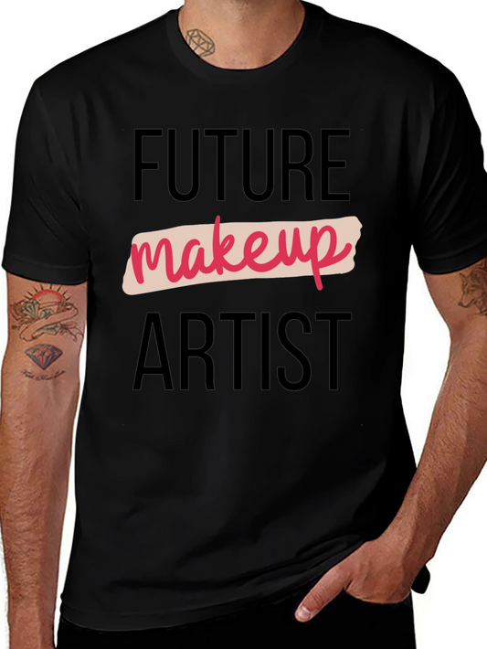 Future Makeup Artist Black Graphic Tee