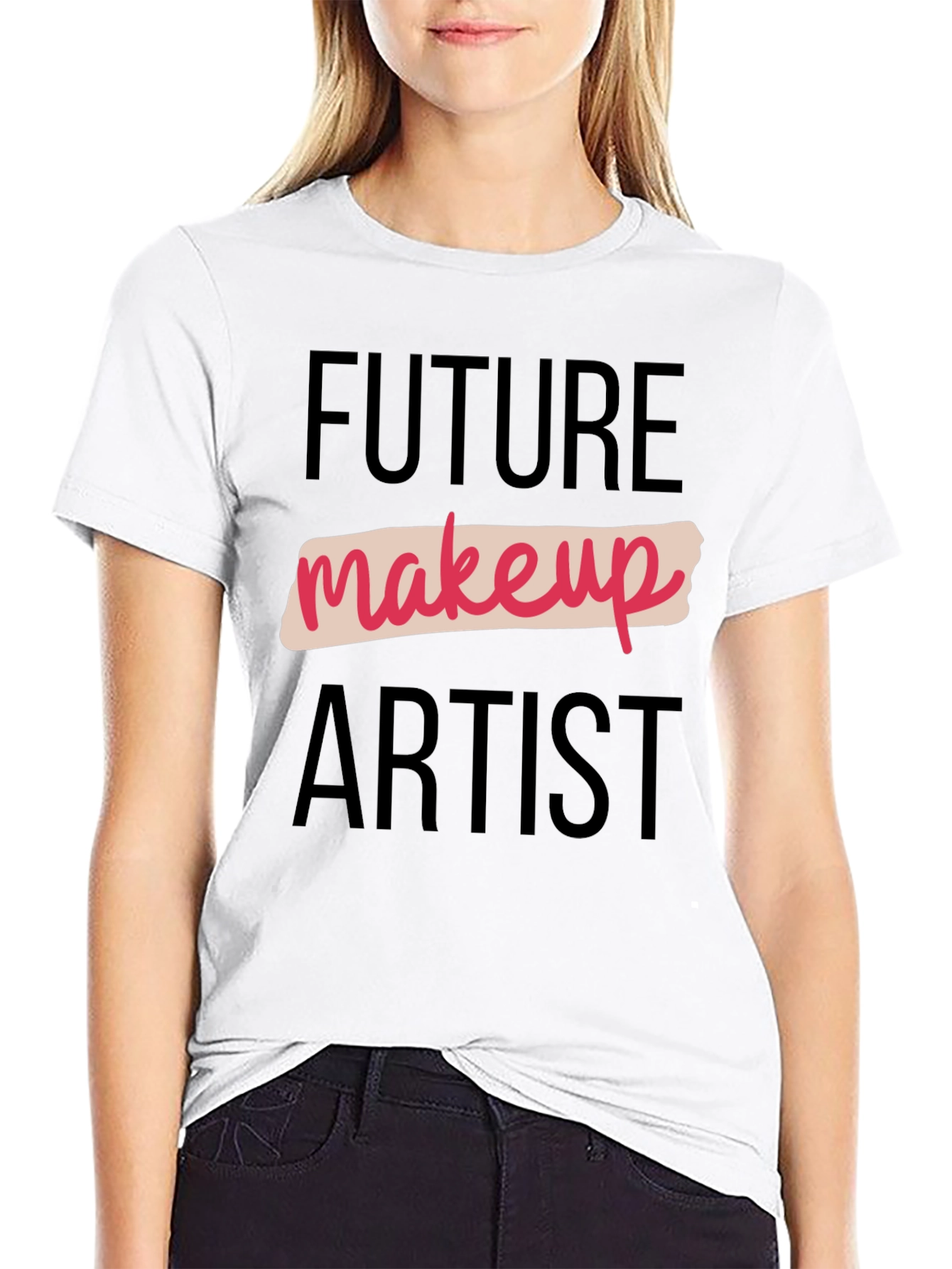 Future Makeup Artist Black Graphic Tee