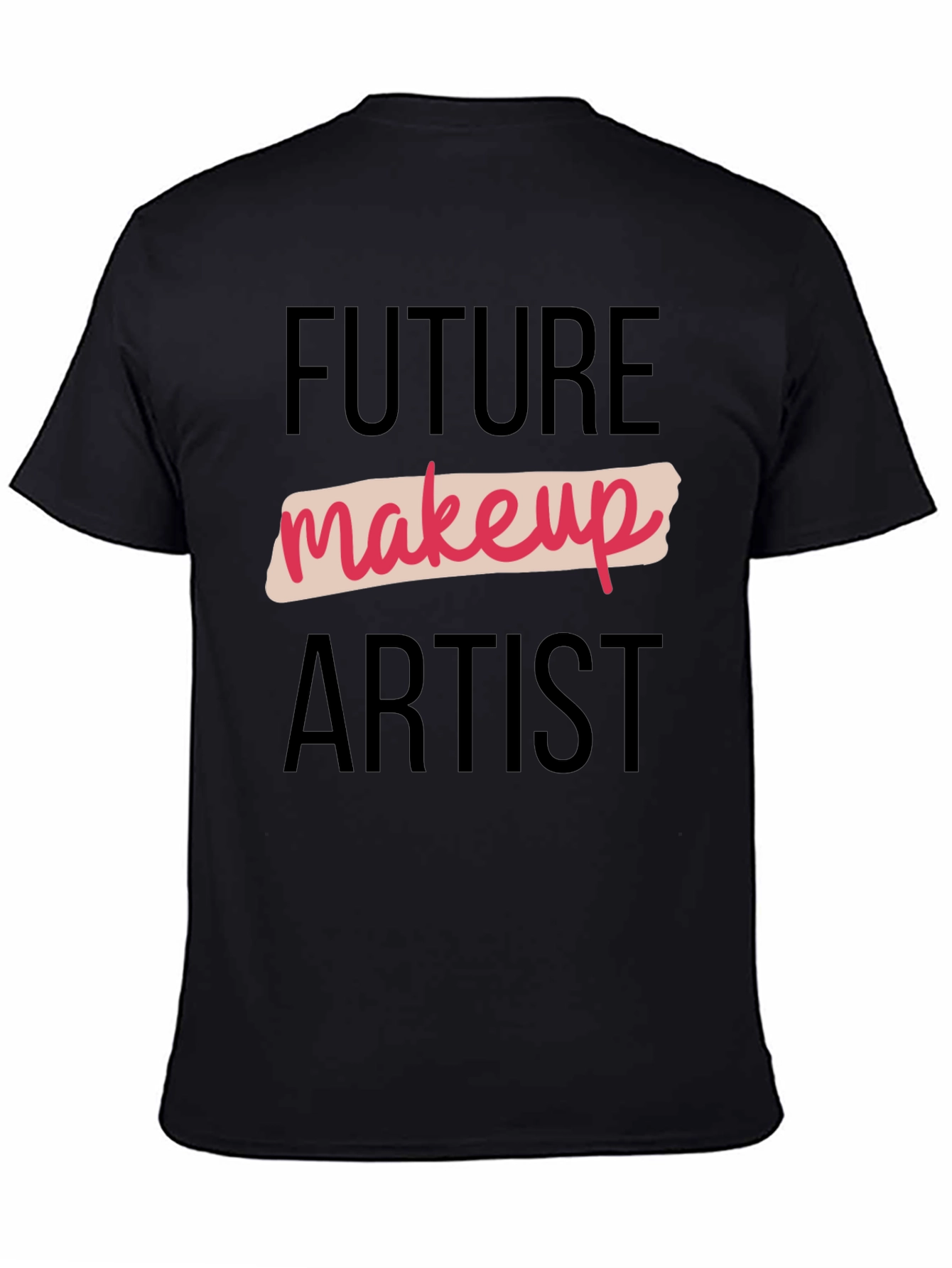 Future Makeup Artist Black Graphic Tee