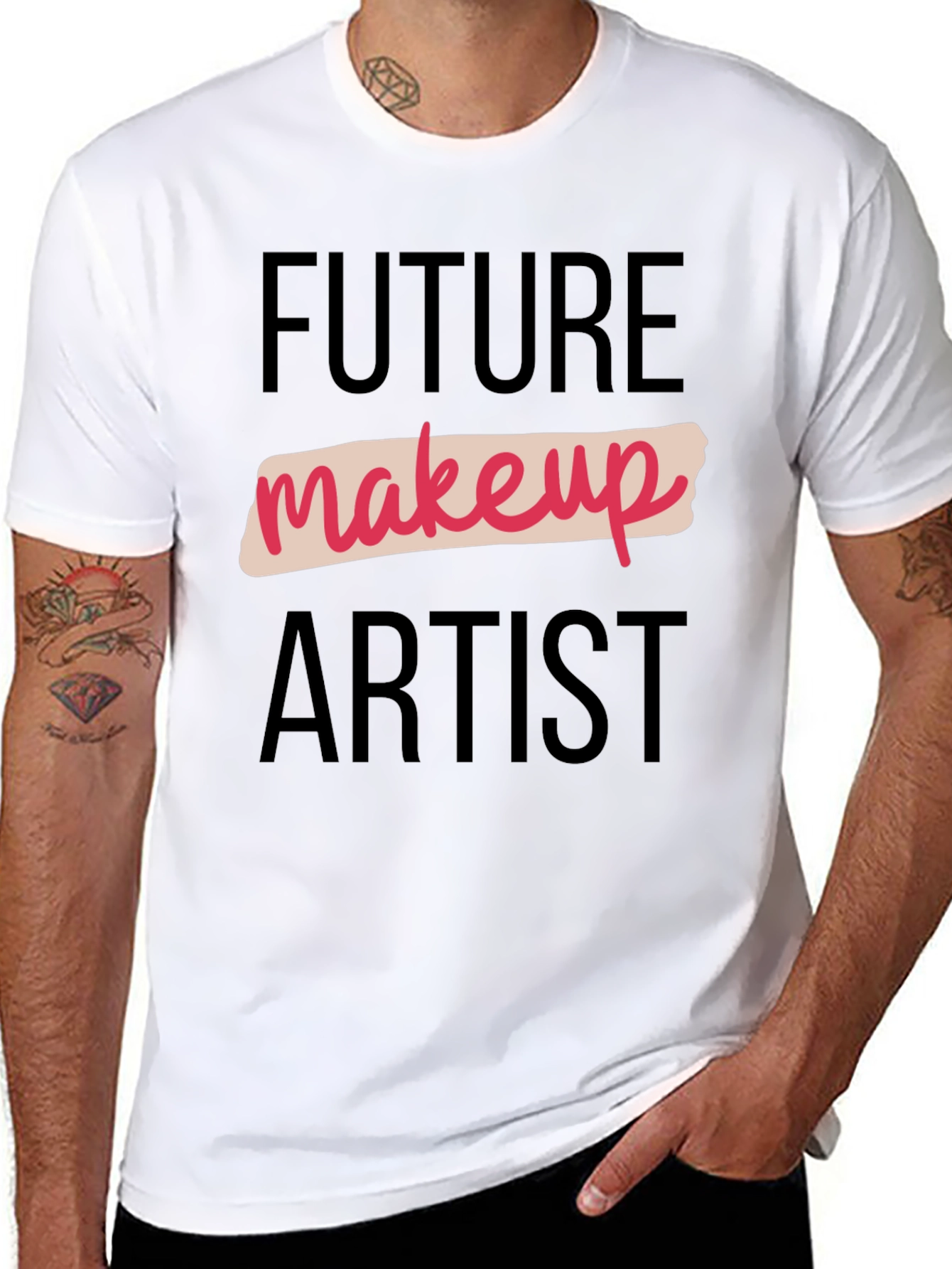 Future Makeup Artist Black Graphic Tee