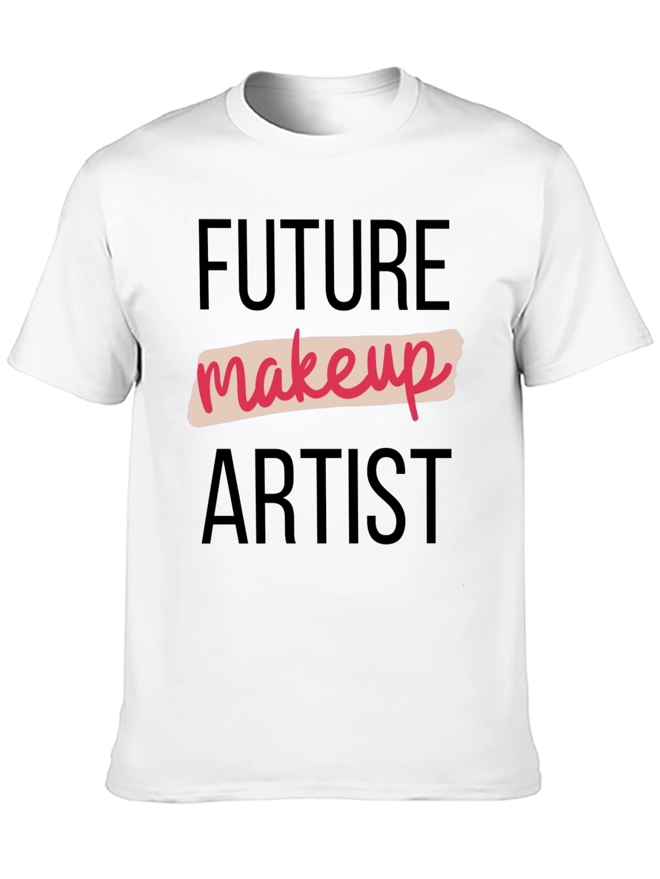 Future Makeup Artist Black Graphic Tee