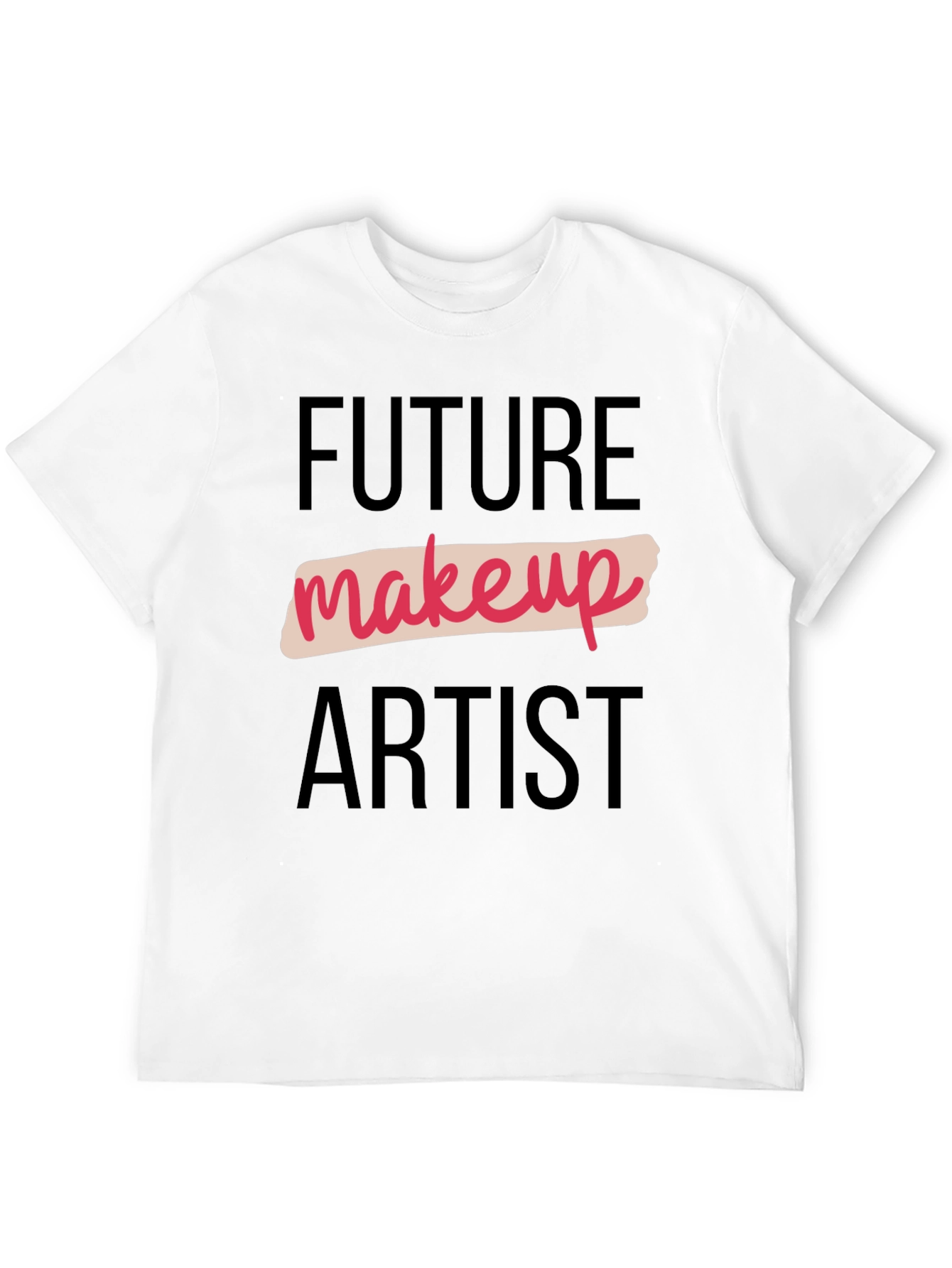 Future Makeup Artist Black Graphic Tee