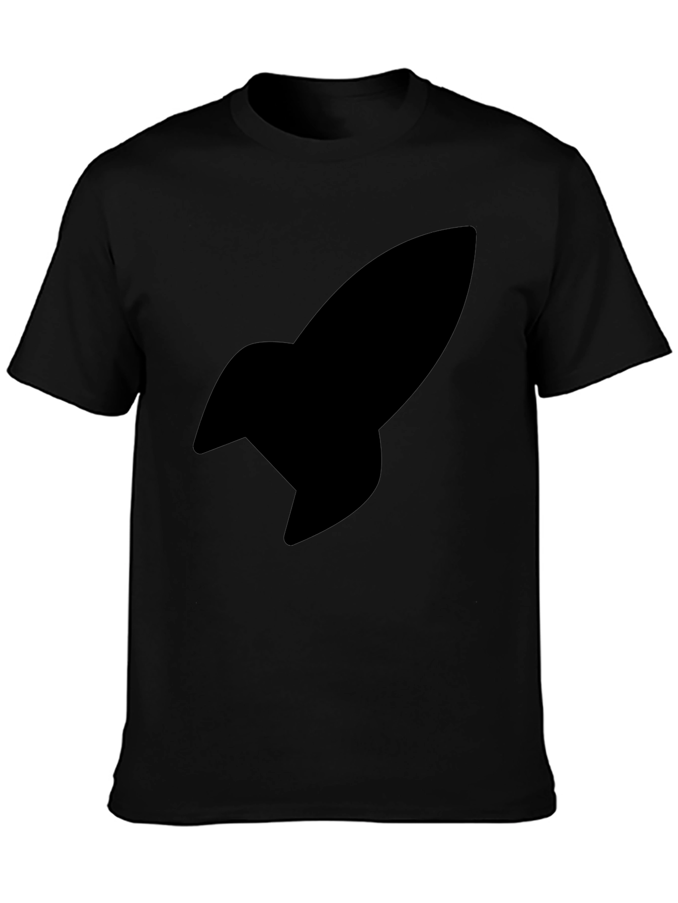 Black Rocket Graphic Tee - Modern Style