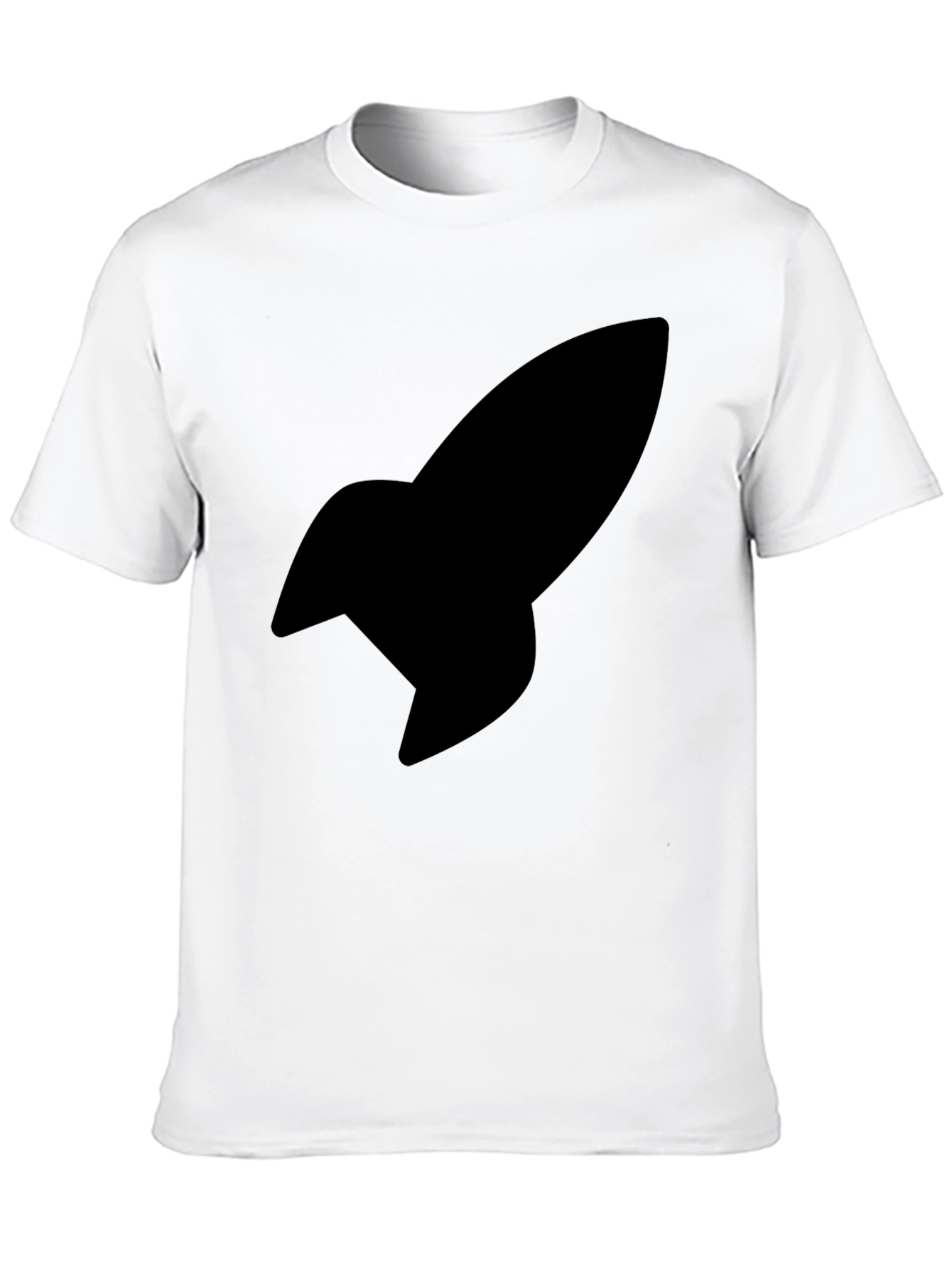 Black Rocket Graphic Tee - Modern Style