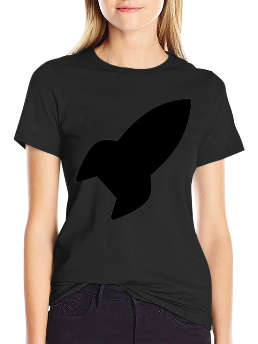 Black Rocket Graphic Tee - Modern Style