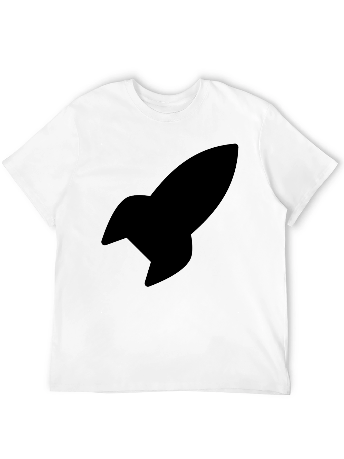 Black Rocket Graphic Tee - Modern Style