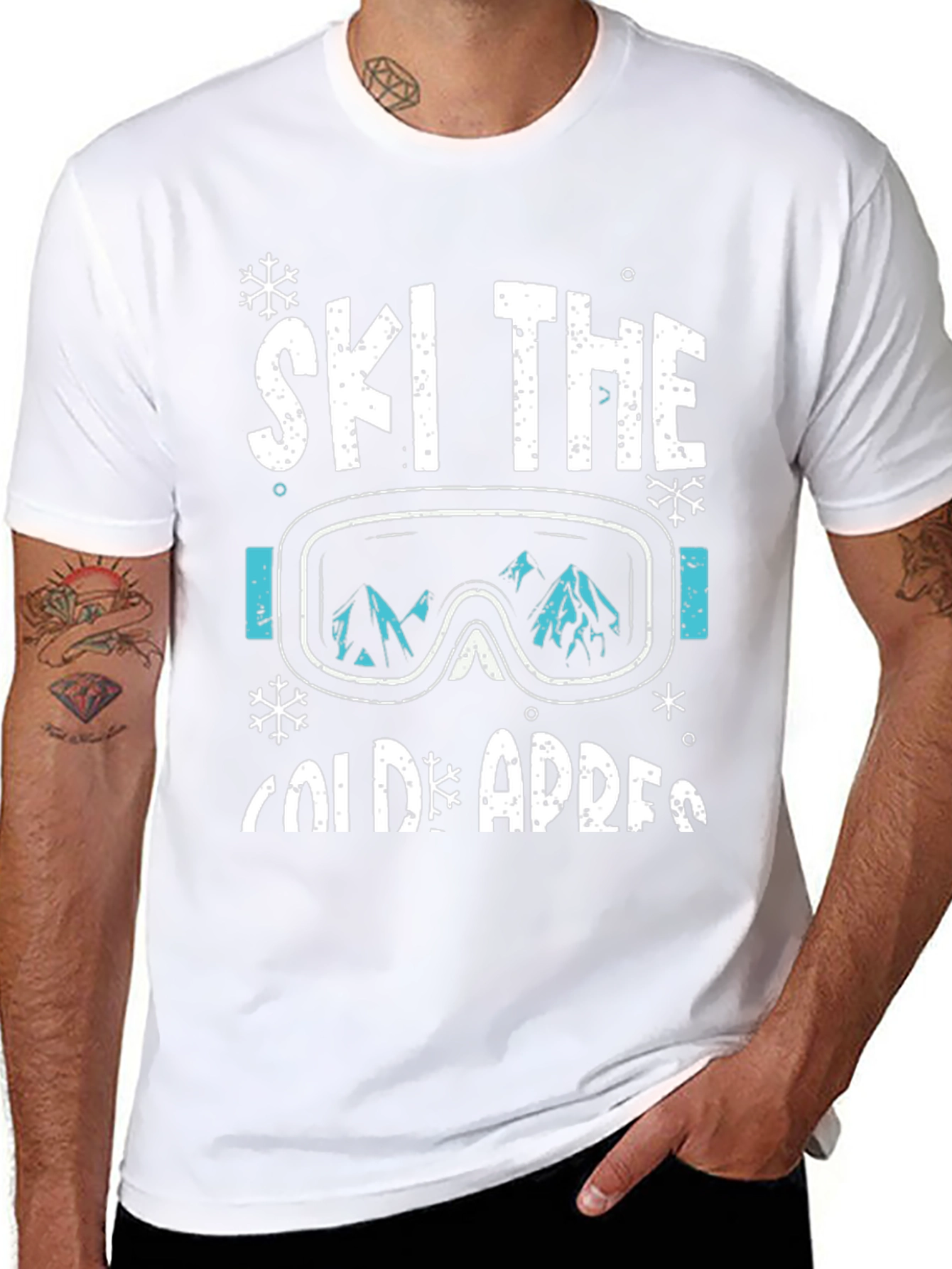 Ski the Cold Après Ski Goggles Graphic Tee
