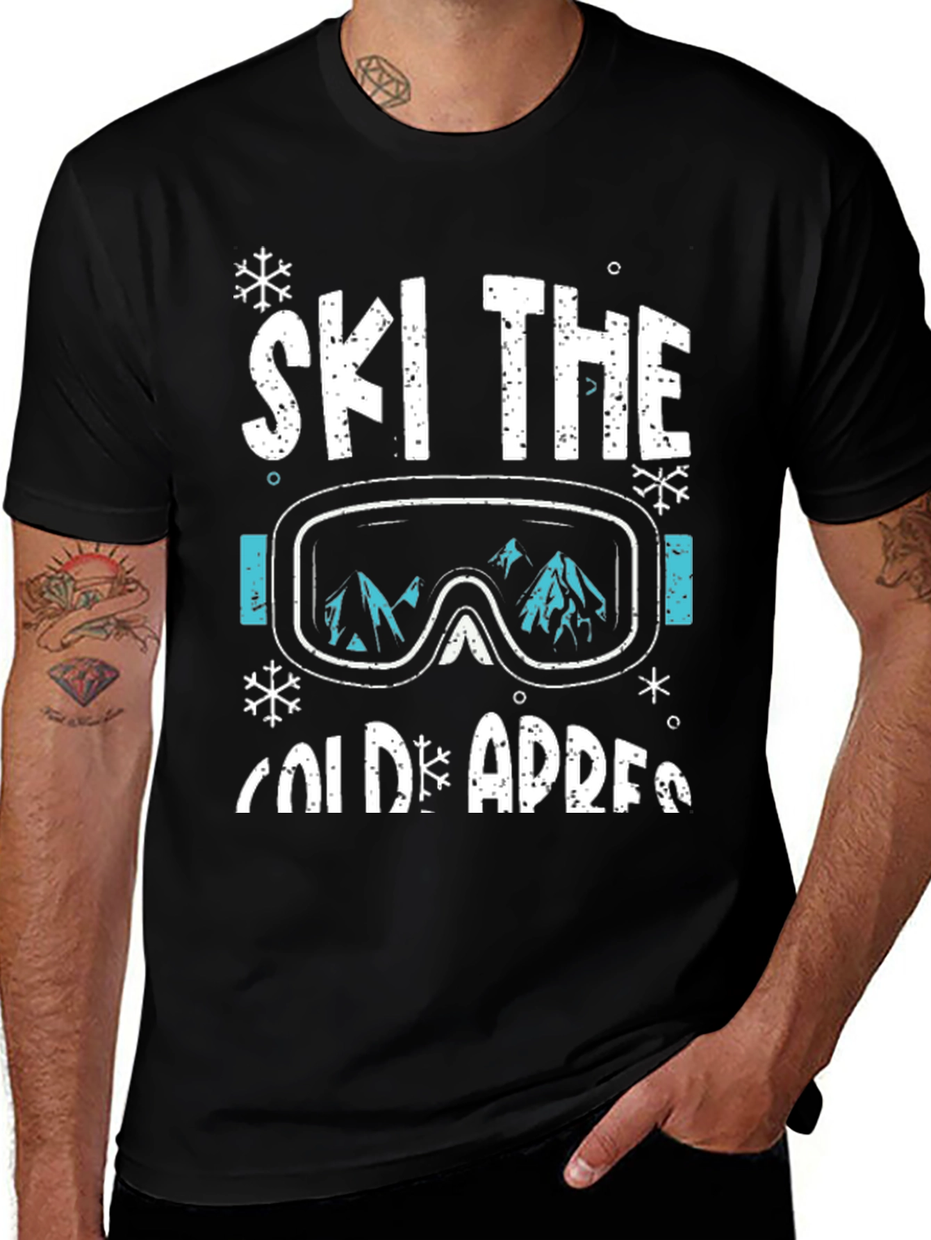 Ski the Cold Après Ski Goggles Graphic Tee