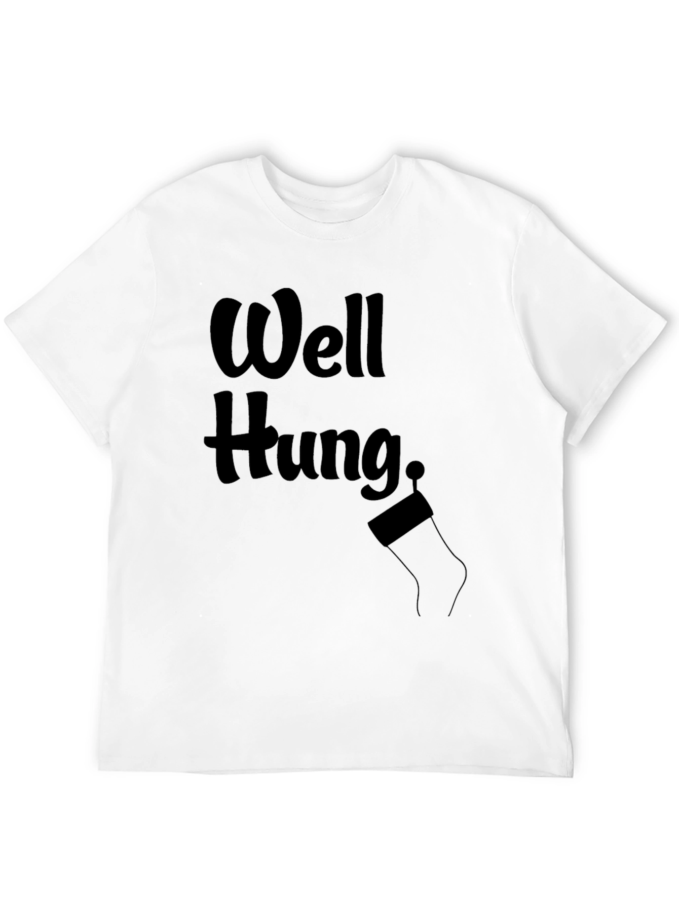 Well Hung Holiday Novelty Graphic Tee