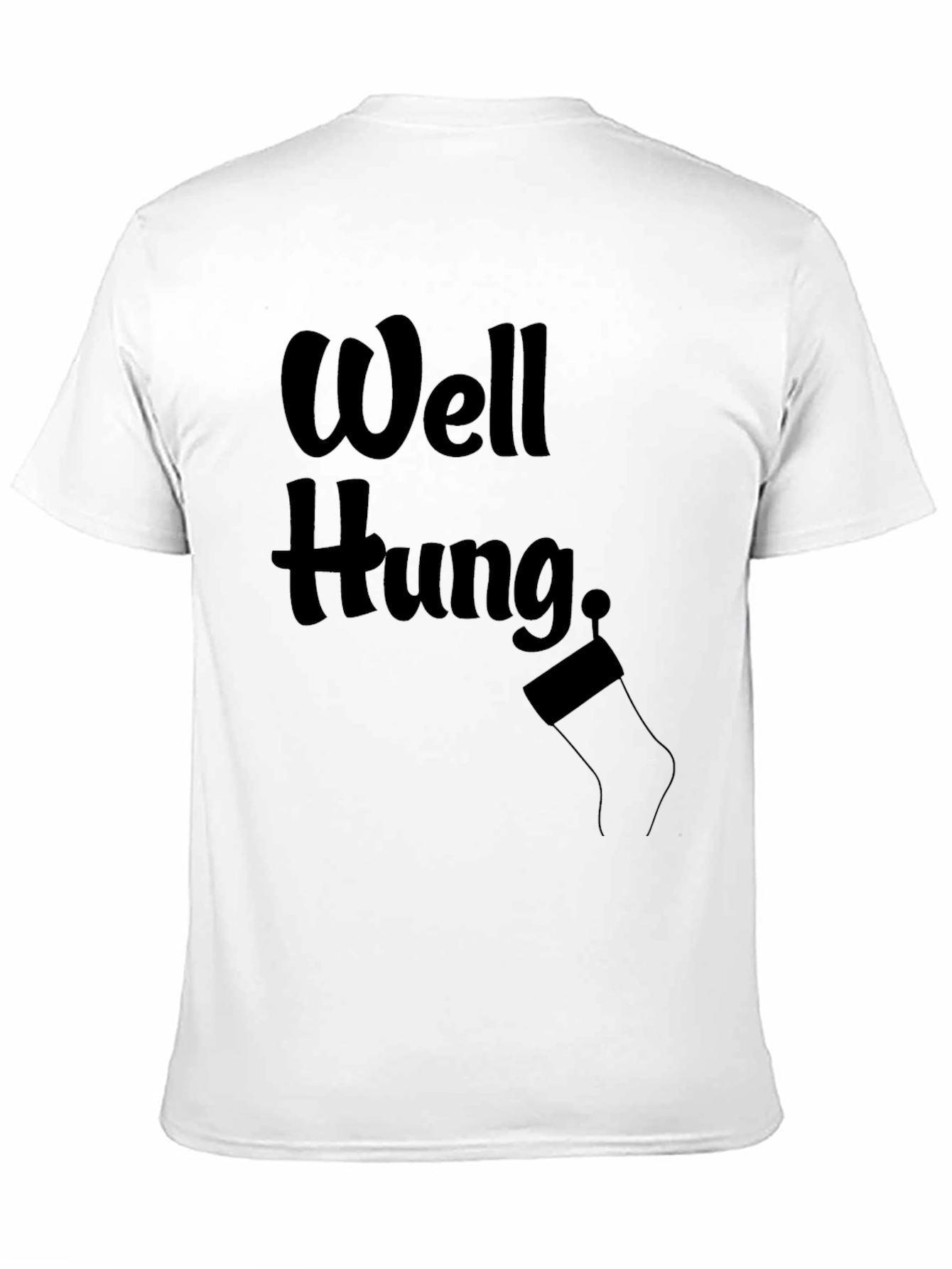 Well Hung Holiday Novelty Graphic Tee