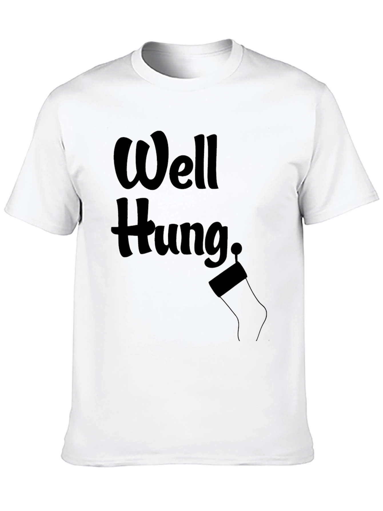 Well Hung Holiday Novelty Graphic Tee