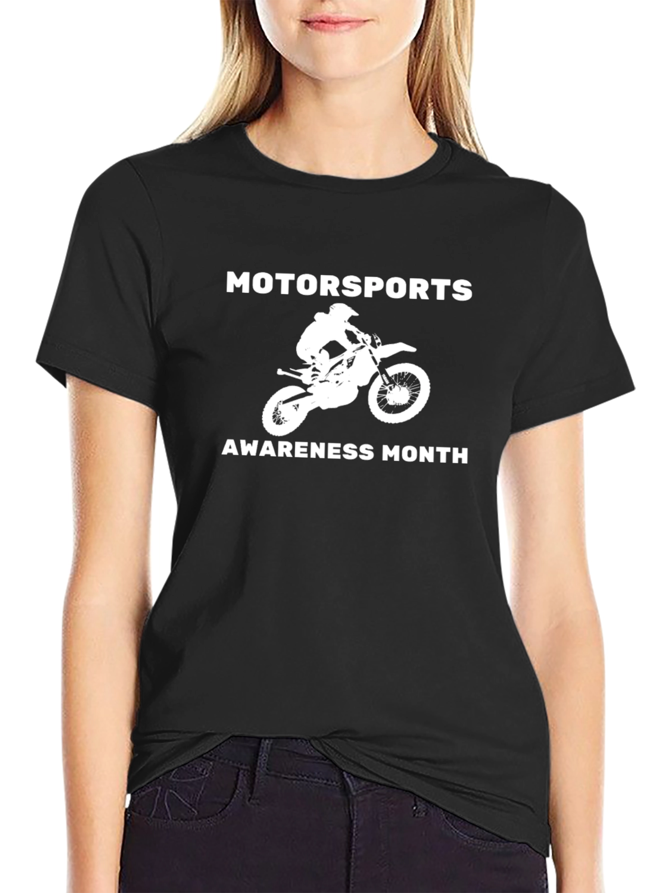 Motorsports Awareness Month Black T-Shirt