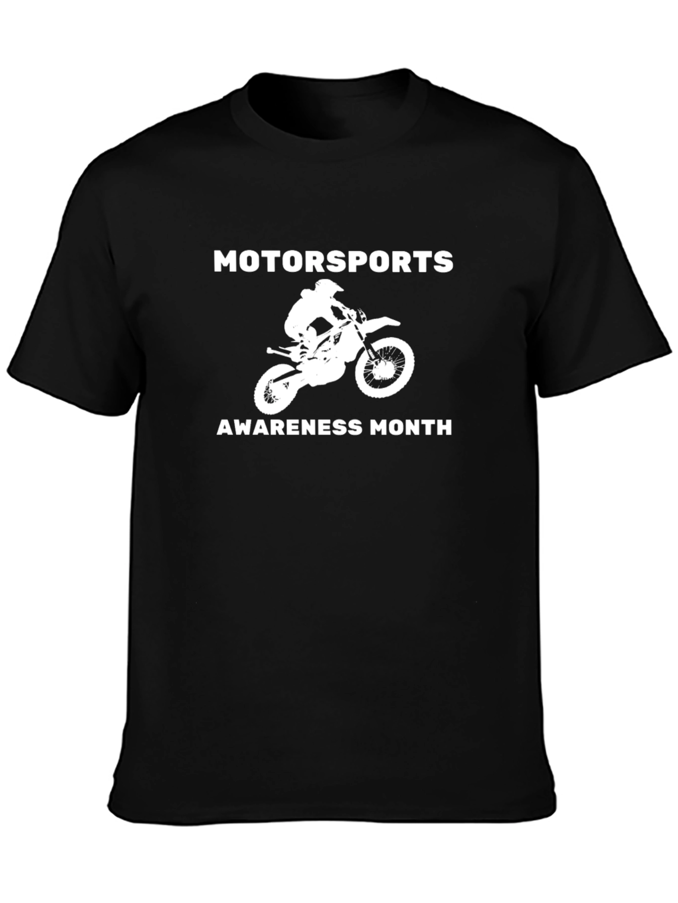Motorsports Awareness Month Black T-Shirt